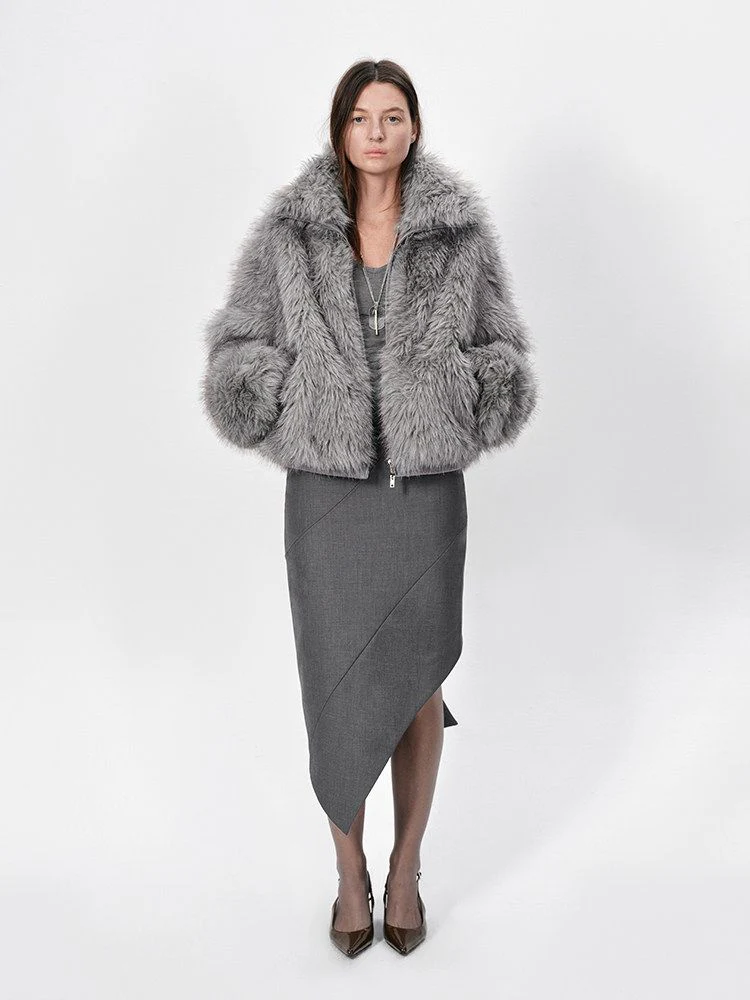 Fur-Effect Zip Jacket - Image 5