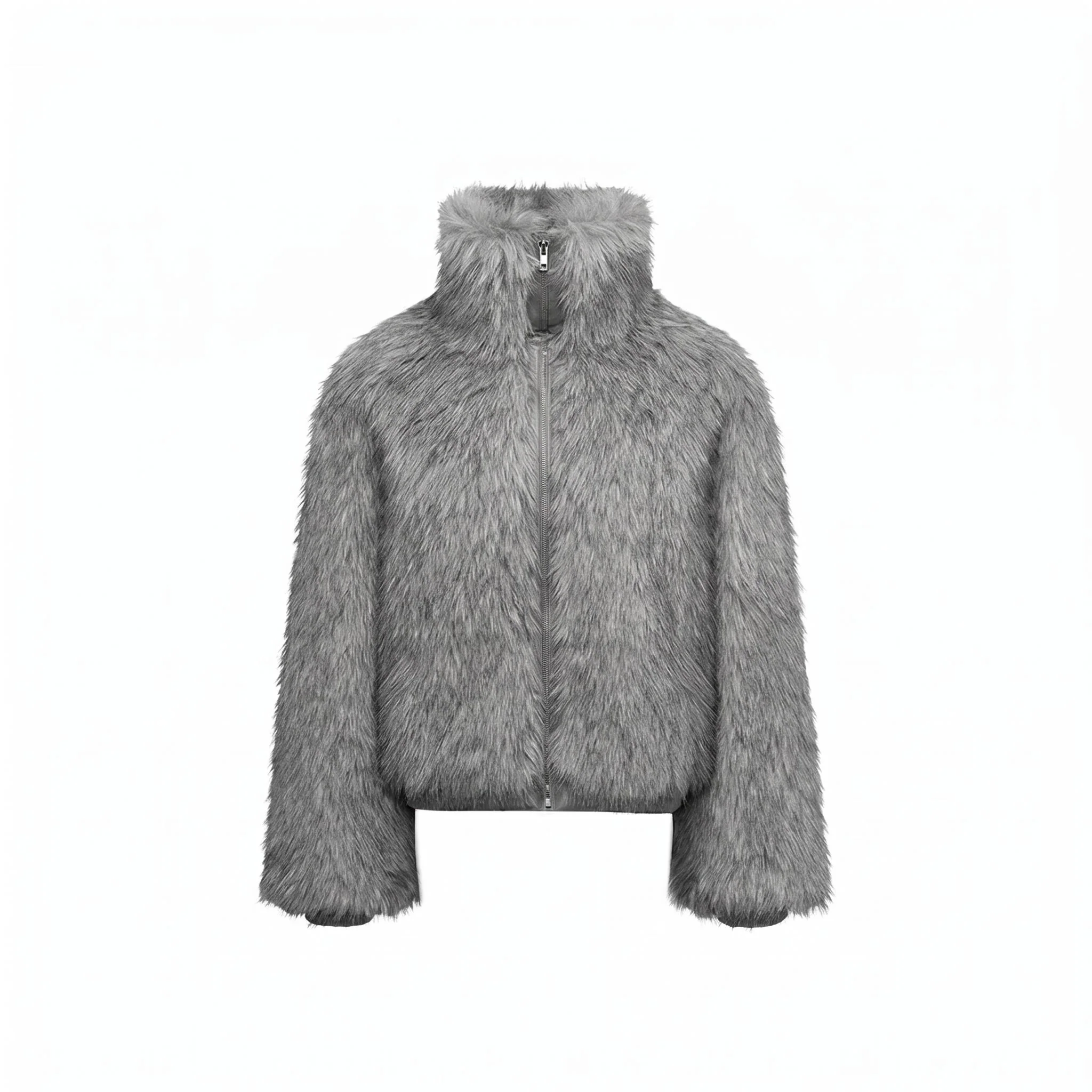 Fur-Effect Zip Jacket - Image 7