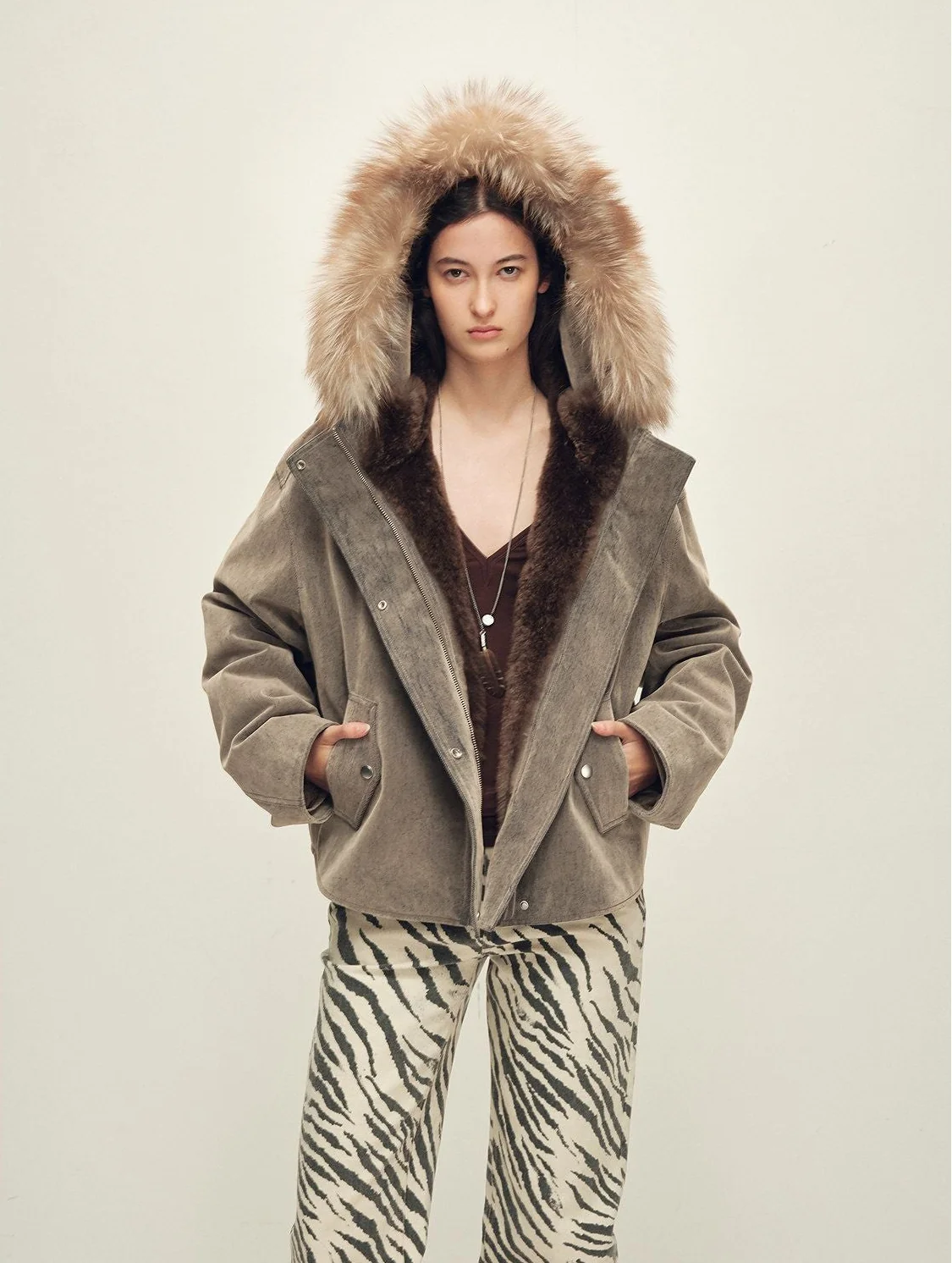 Fur Hood Jacket - Image 7