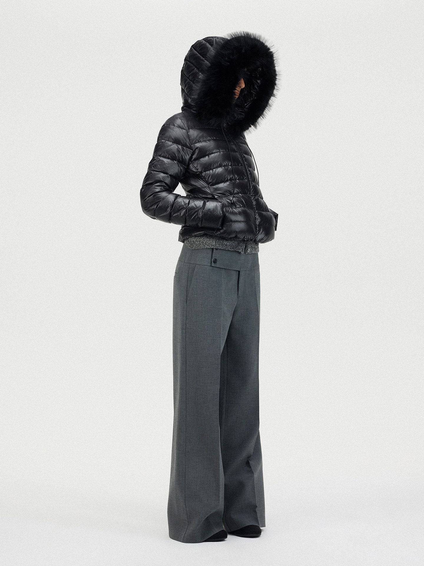 Fur Hood Puffer Jacket - Image 3