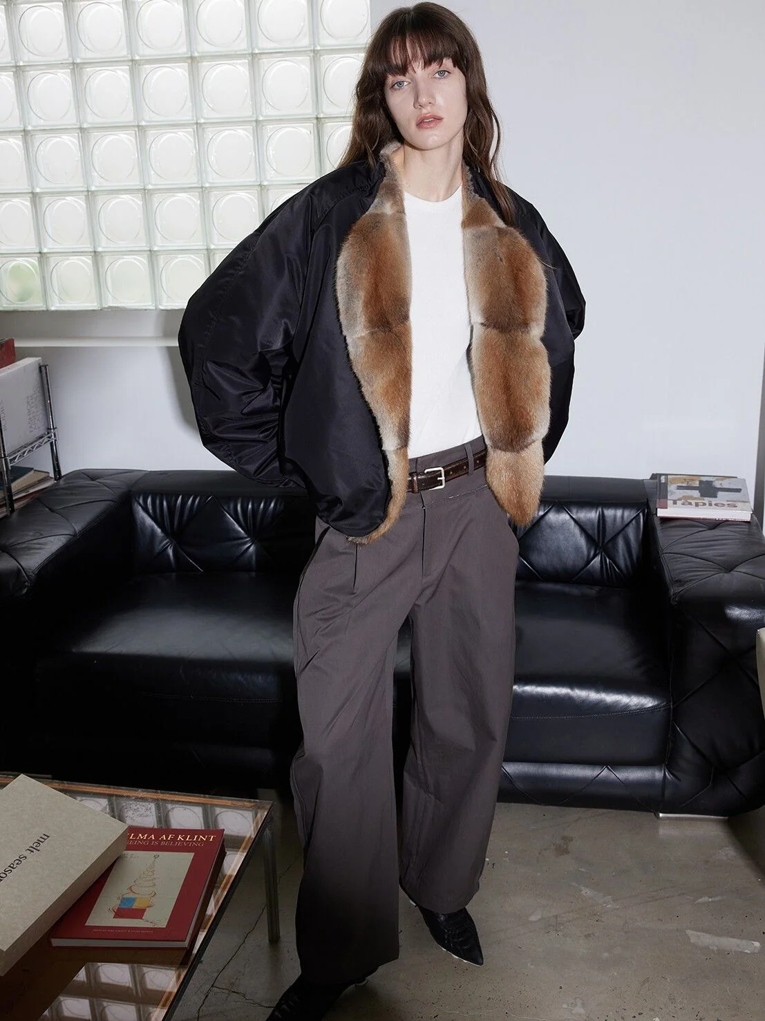 Fur Lapel Puffer Jacket