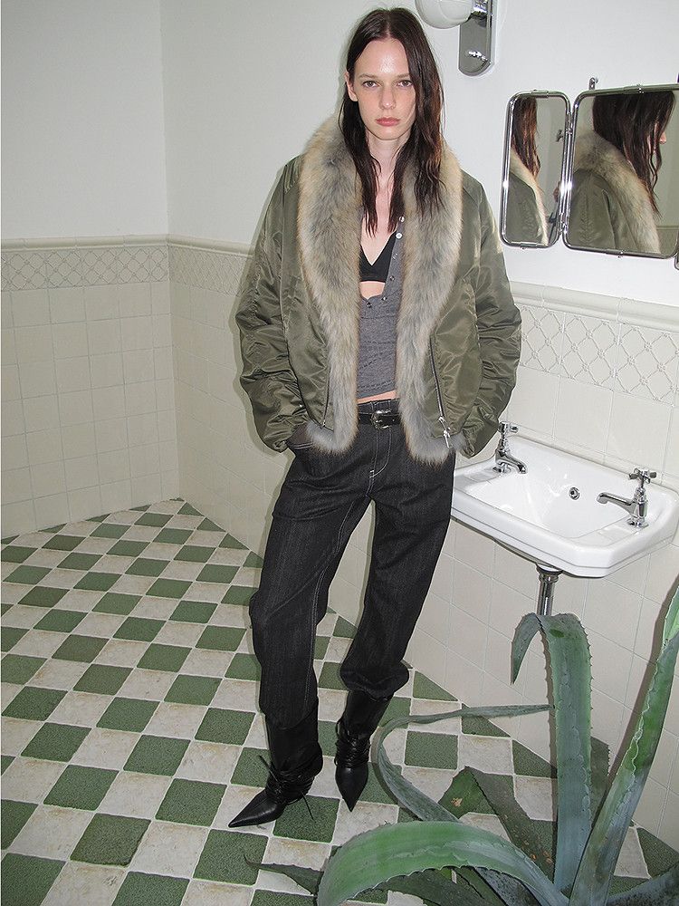 Fur-Trim Bomber - Image 2