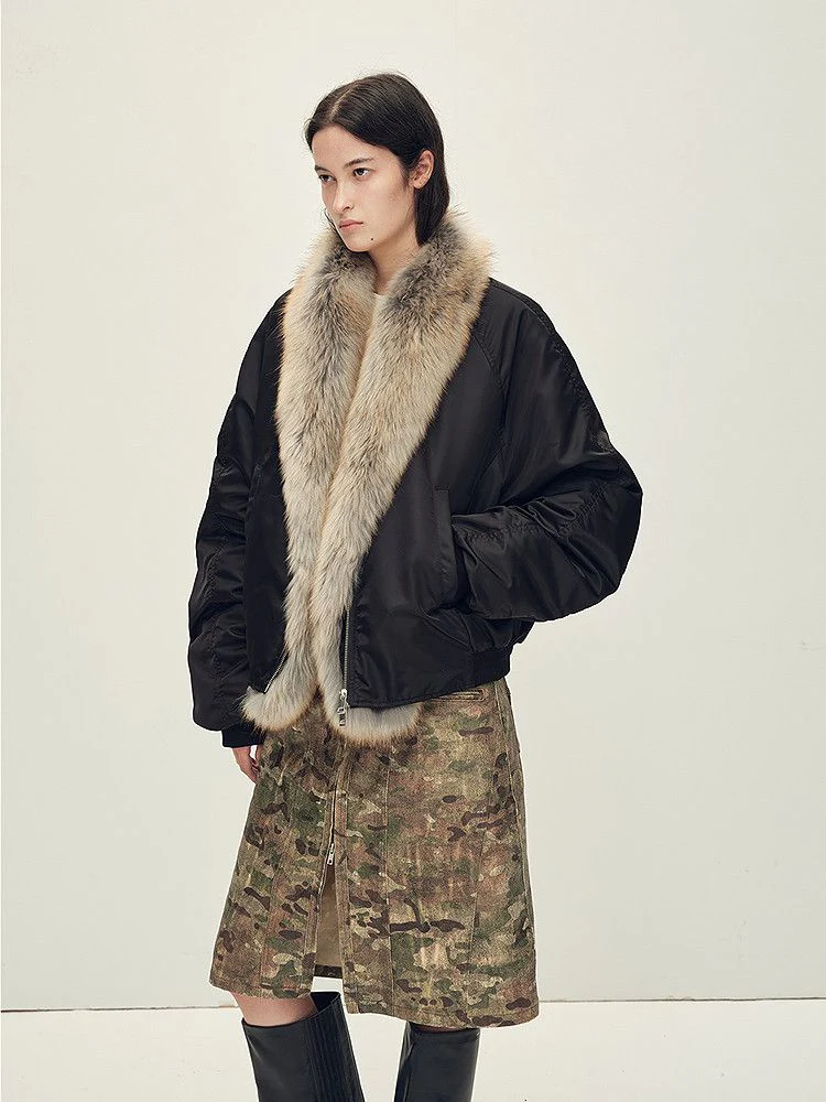 Fur-Trim Bomber - Image 3