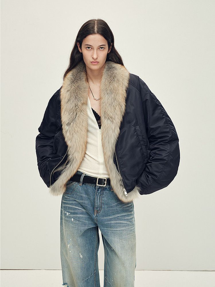 Fur-Trim Bomber - Image 4
