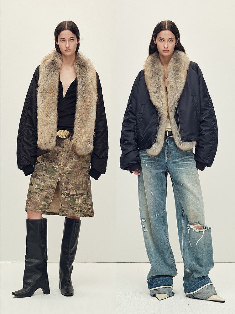 Fur-Trim Bomber - Image 5