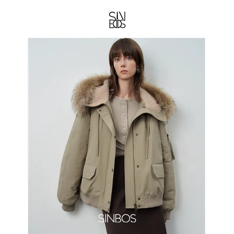 Fur-Trim Hooded Down Parka - Image 5