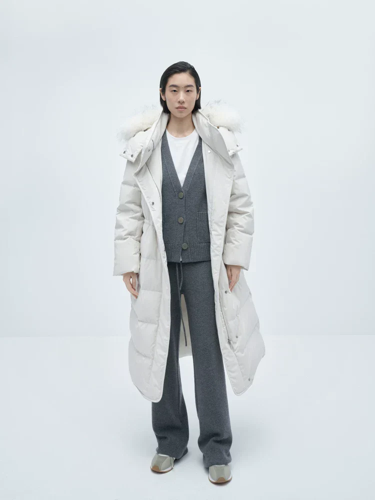 Fur-Trim Puffer Coat - Image 2
