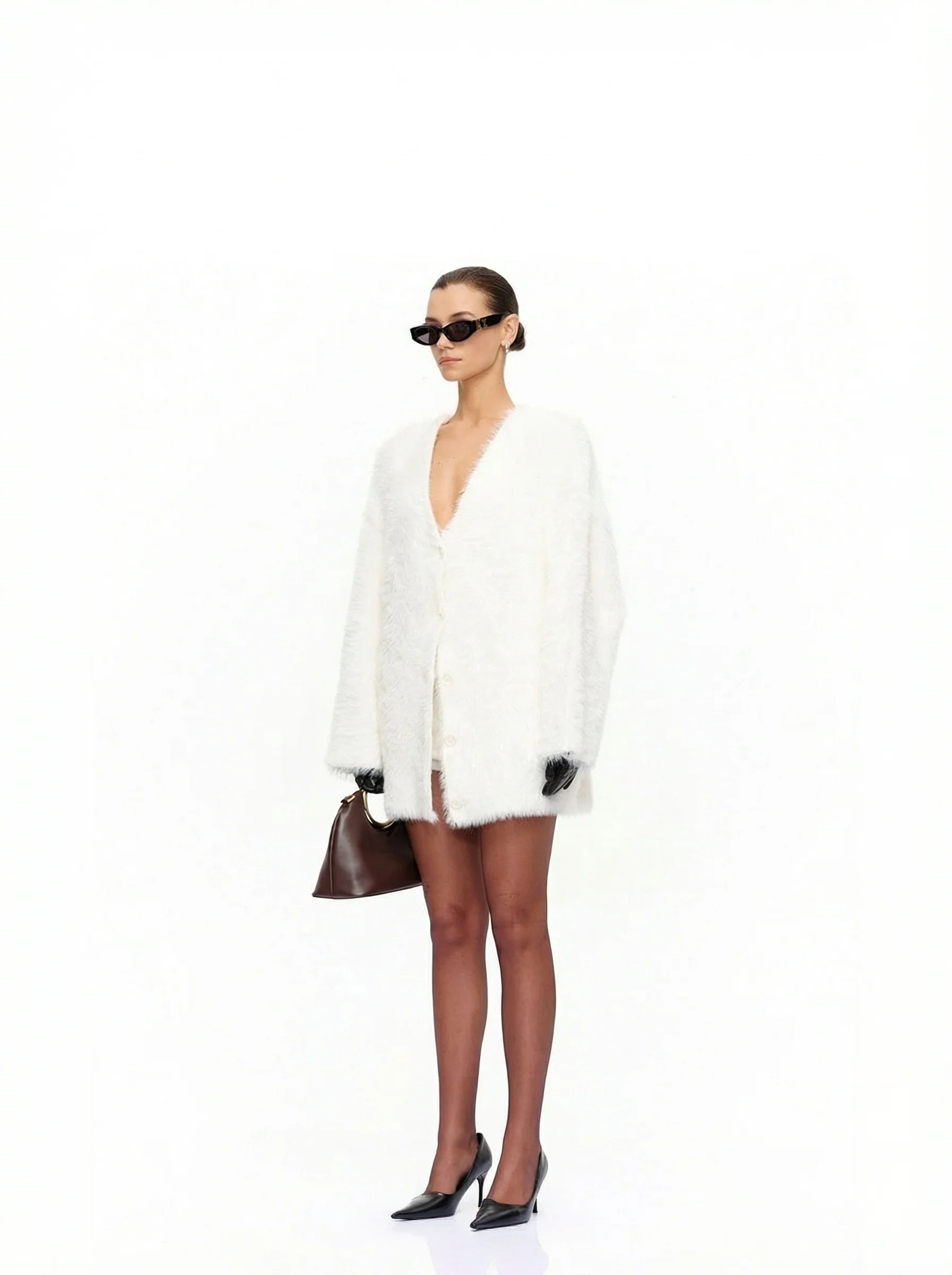 Fuzzy Cardigan Set - Image 5