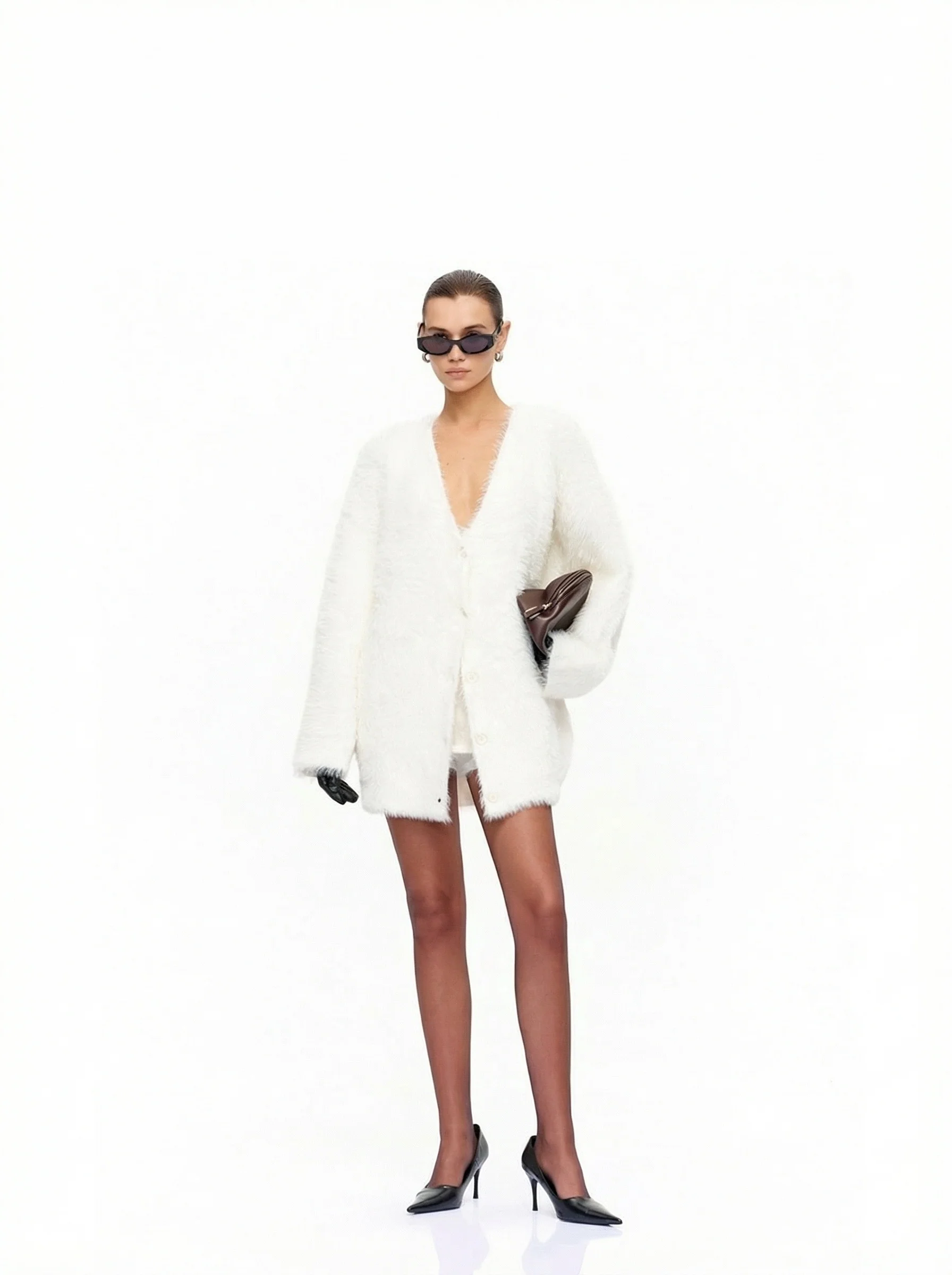 Fuzzy Cardigan Set - Image 7
