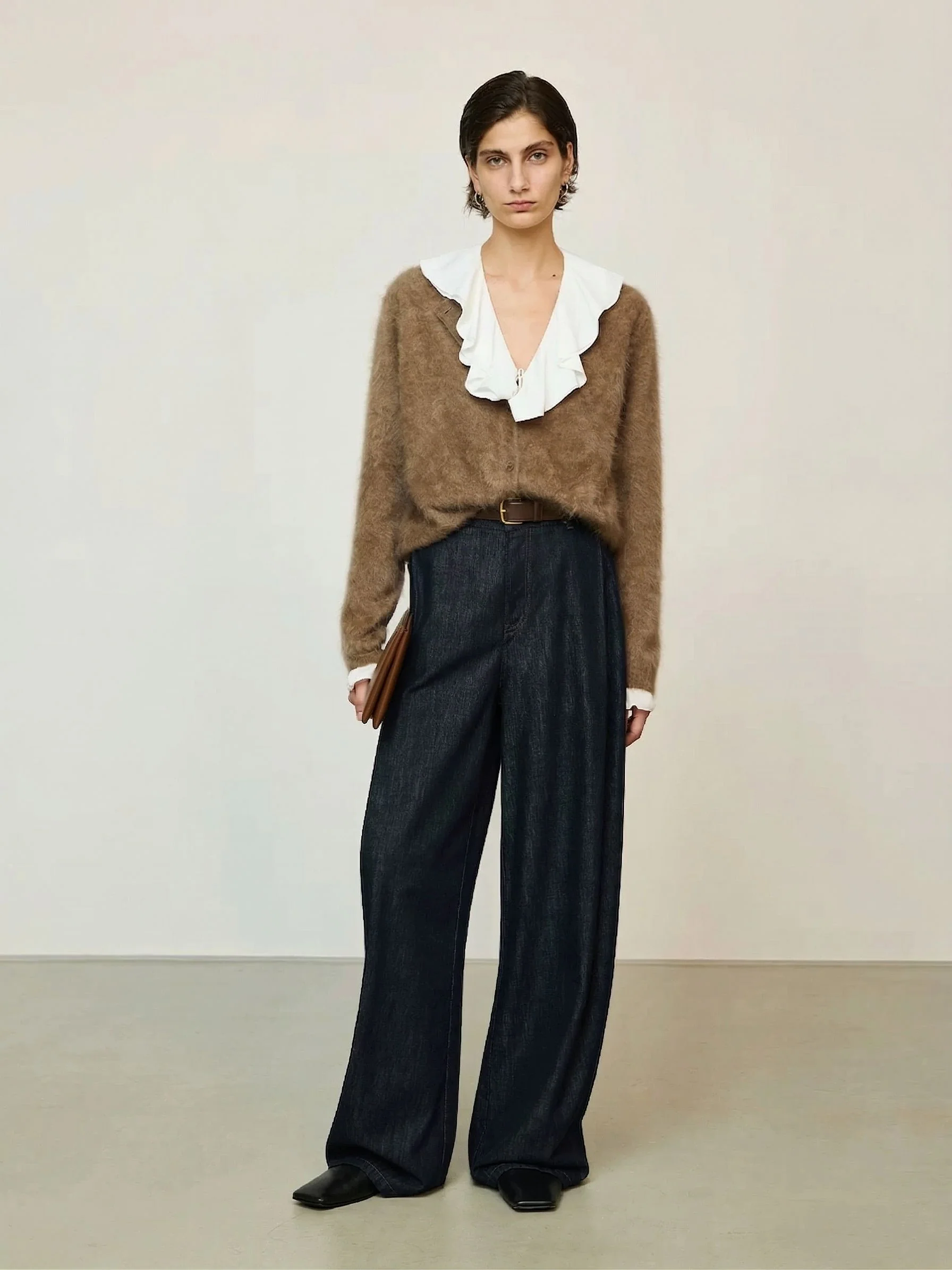 Fuzzy Cashmere Cardigan - Image 5
