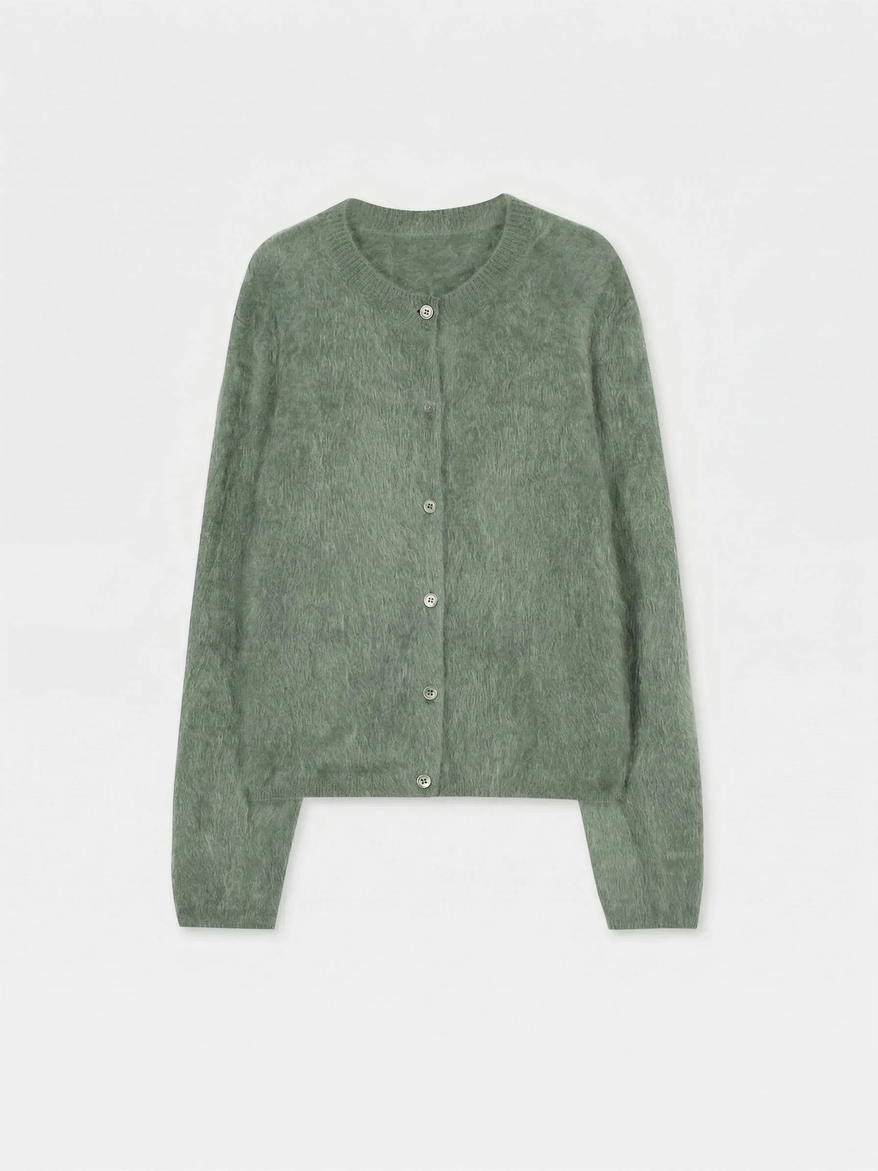 Fuzzy Cashmere Cardigan - Image 7