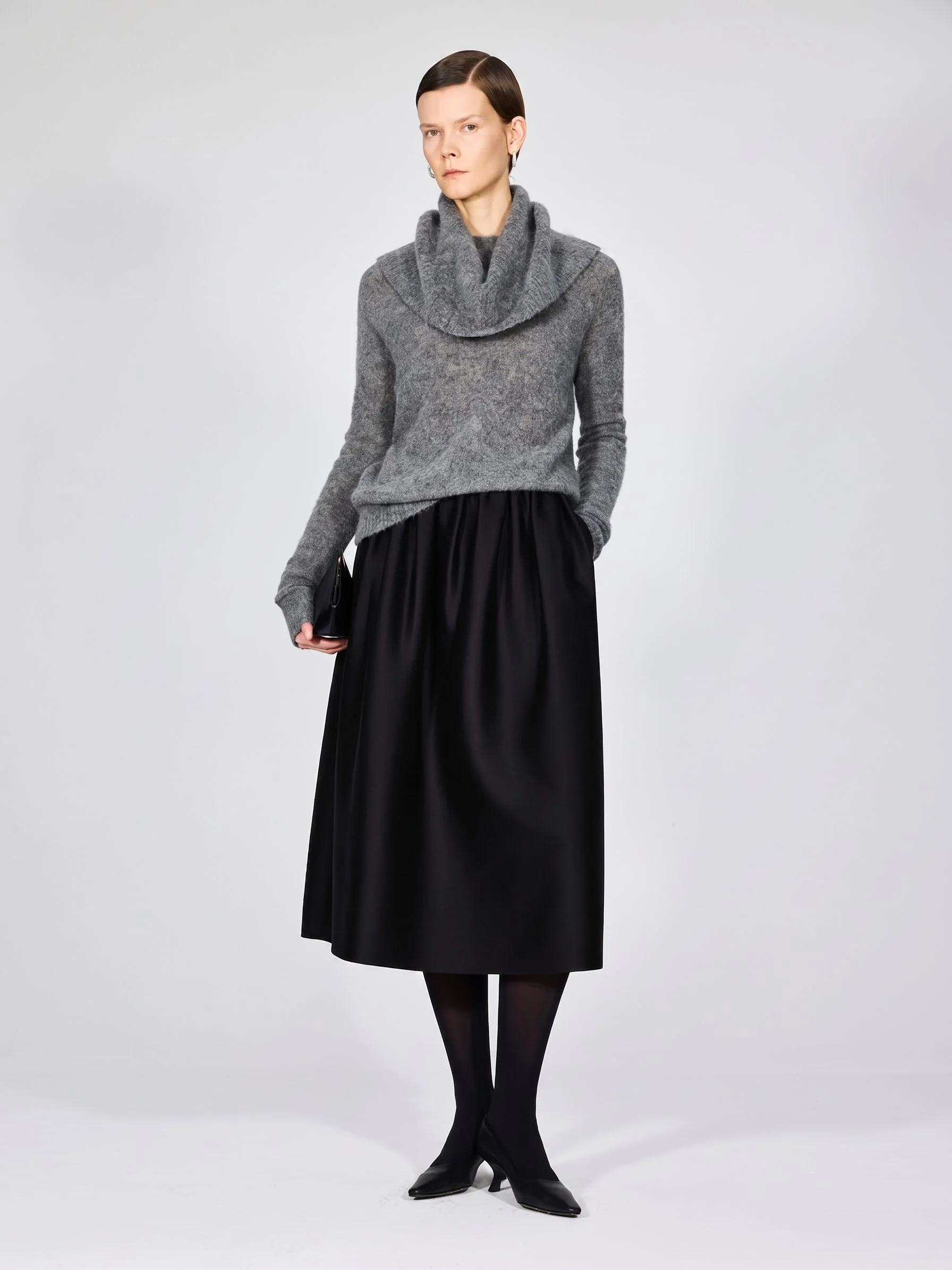 Fuzzy Cowl Sweater