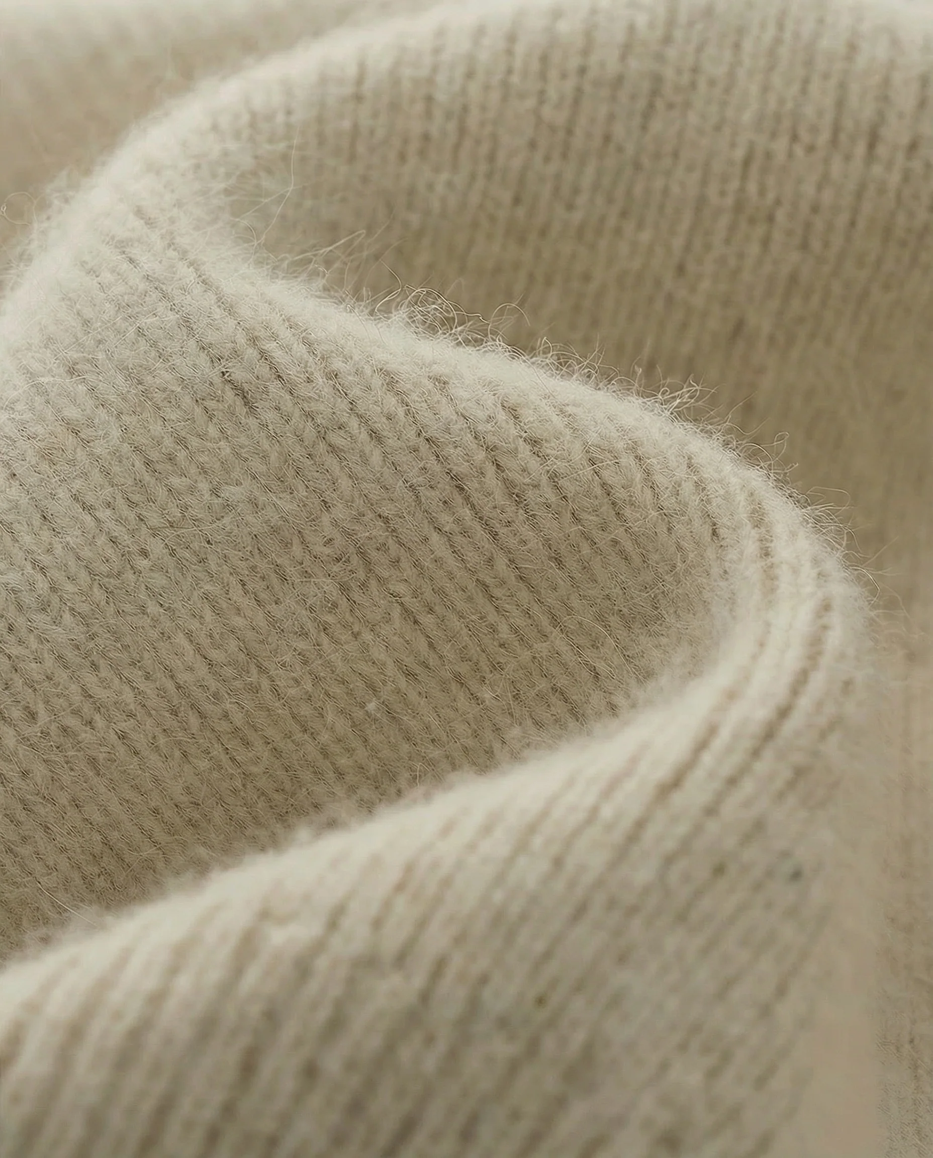Fuzzy V-Neck Cardigan - Image 5