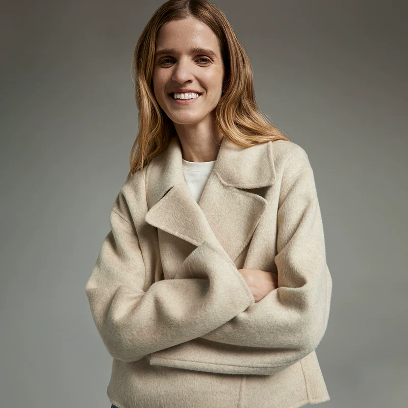 Gail Short Double-Breasted Coat - Image 2