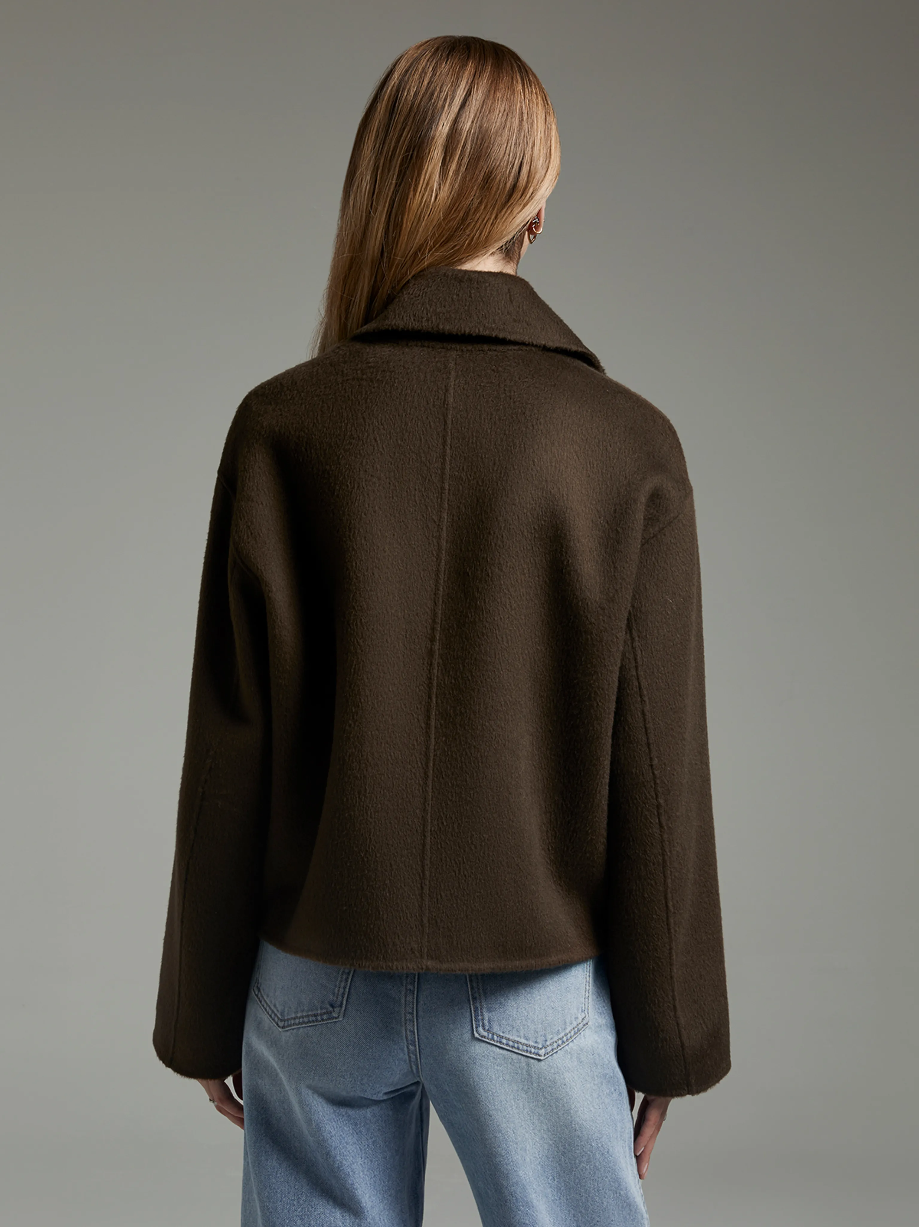 Gail Short Double-Breasted Coat - Image 3