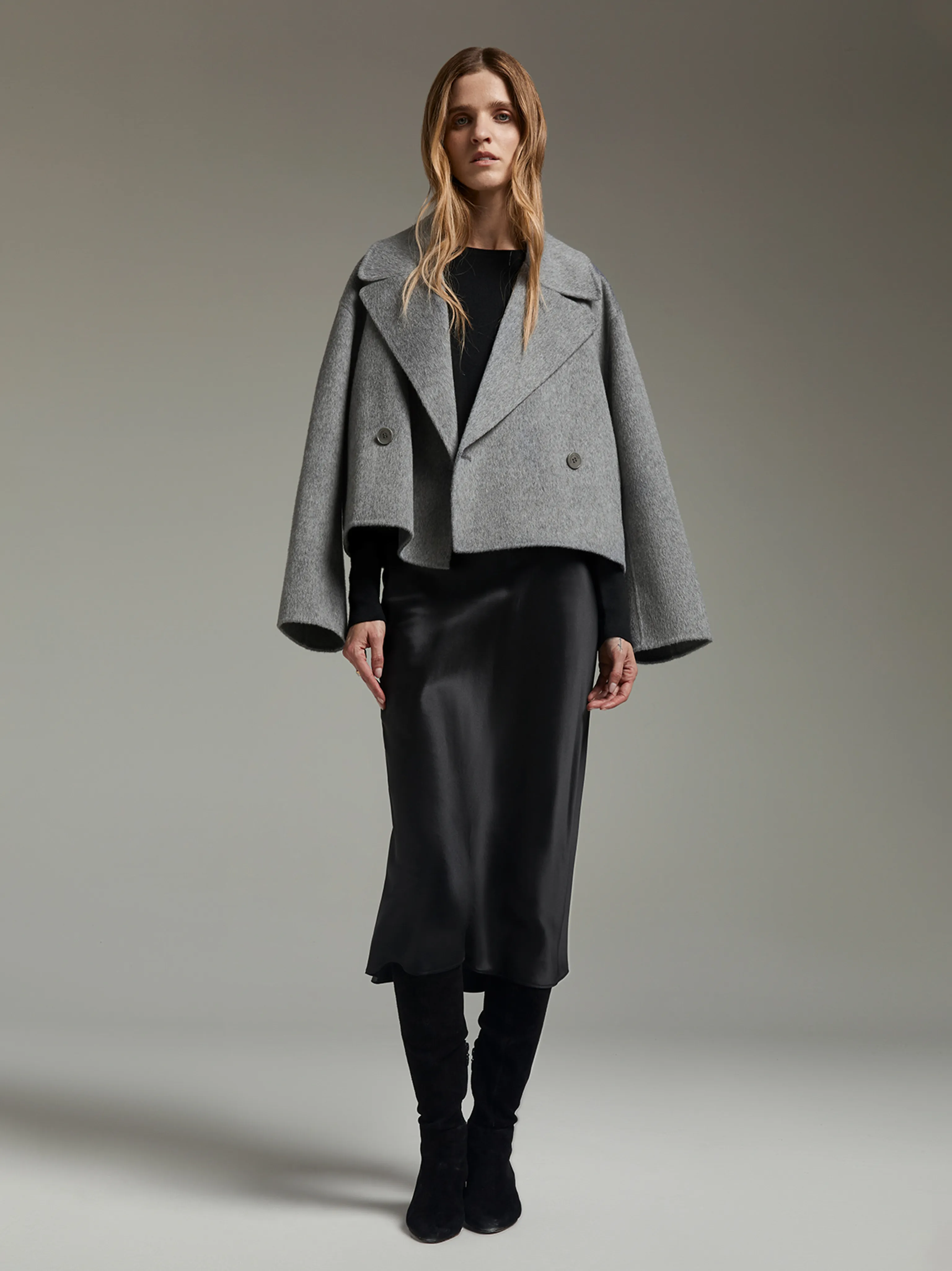 Gail Short Double-Breasted Coat - Image 4