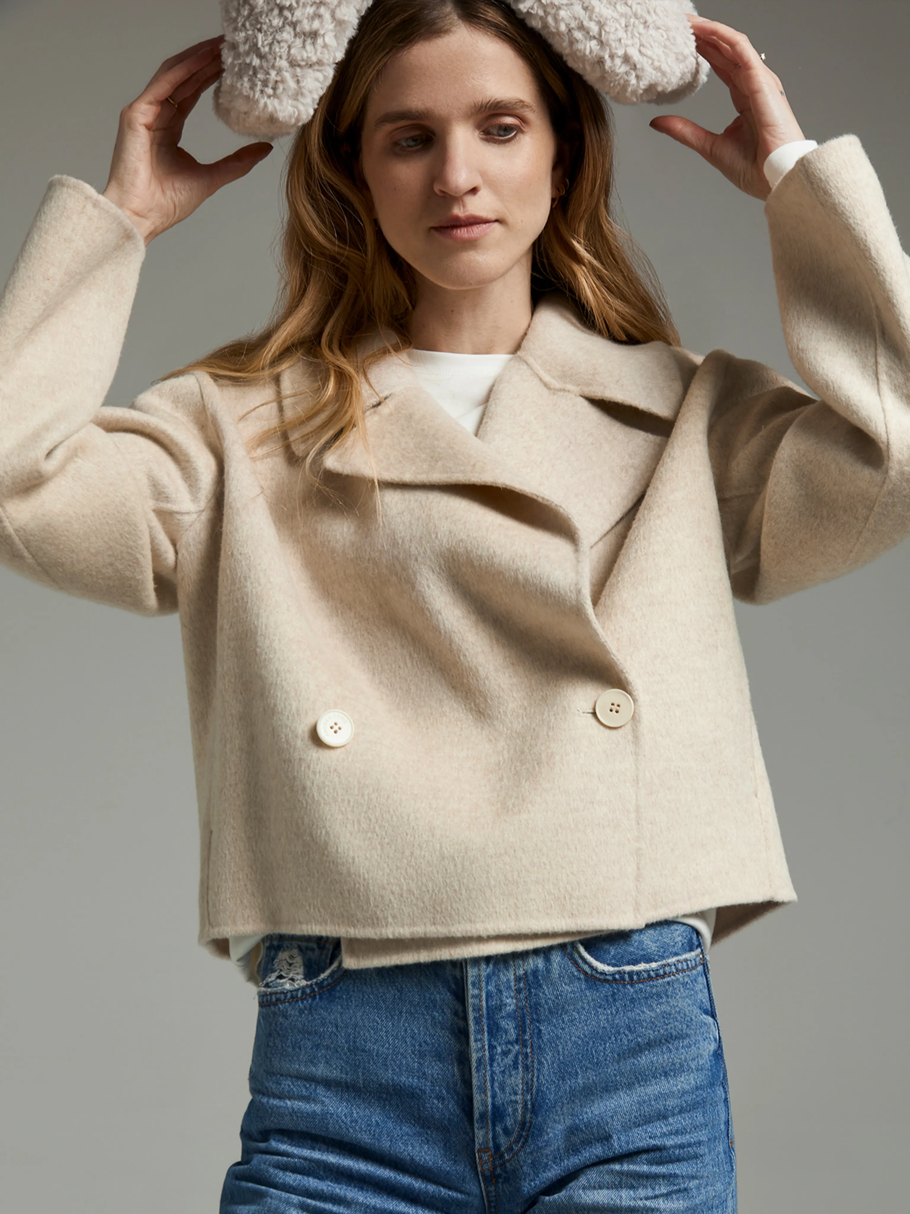 Gail Short Double-Breasted Coat - Image 5