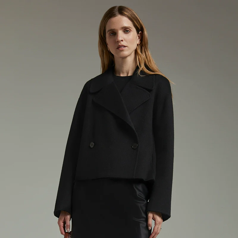 Gail Short Double-Breasted Coat - Image 6