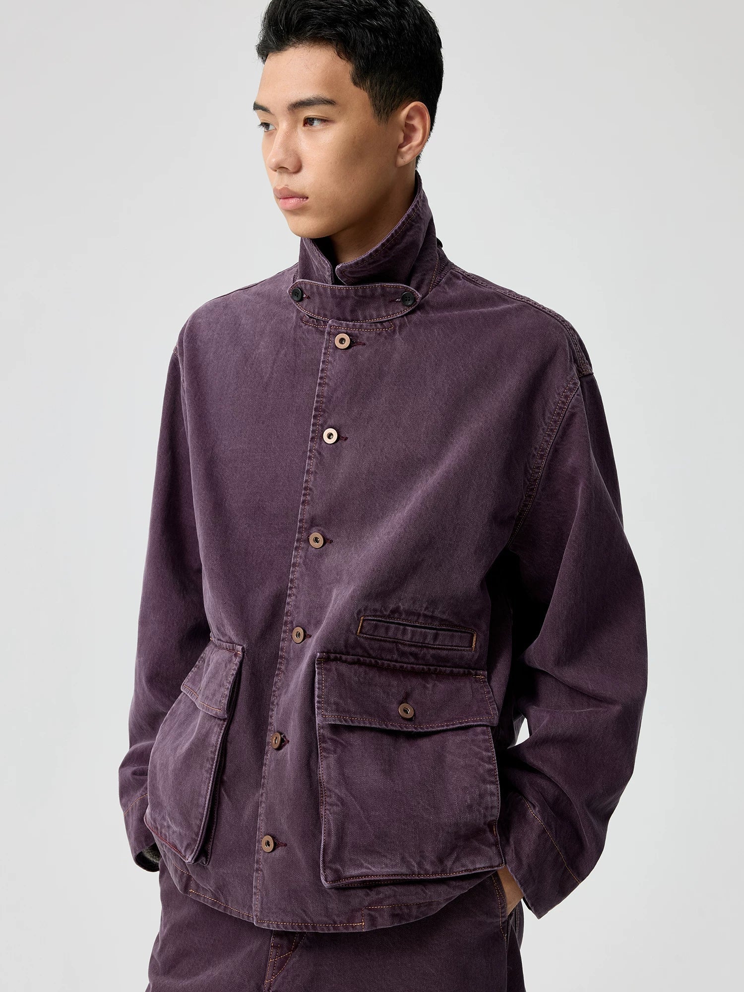 Garment-Dyed Utility Jacket - Image 4