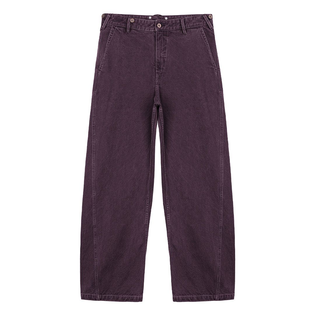 Garment-Dyed Wide Jeans - Image 5