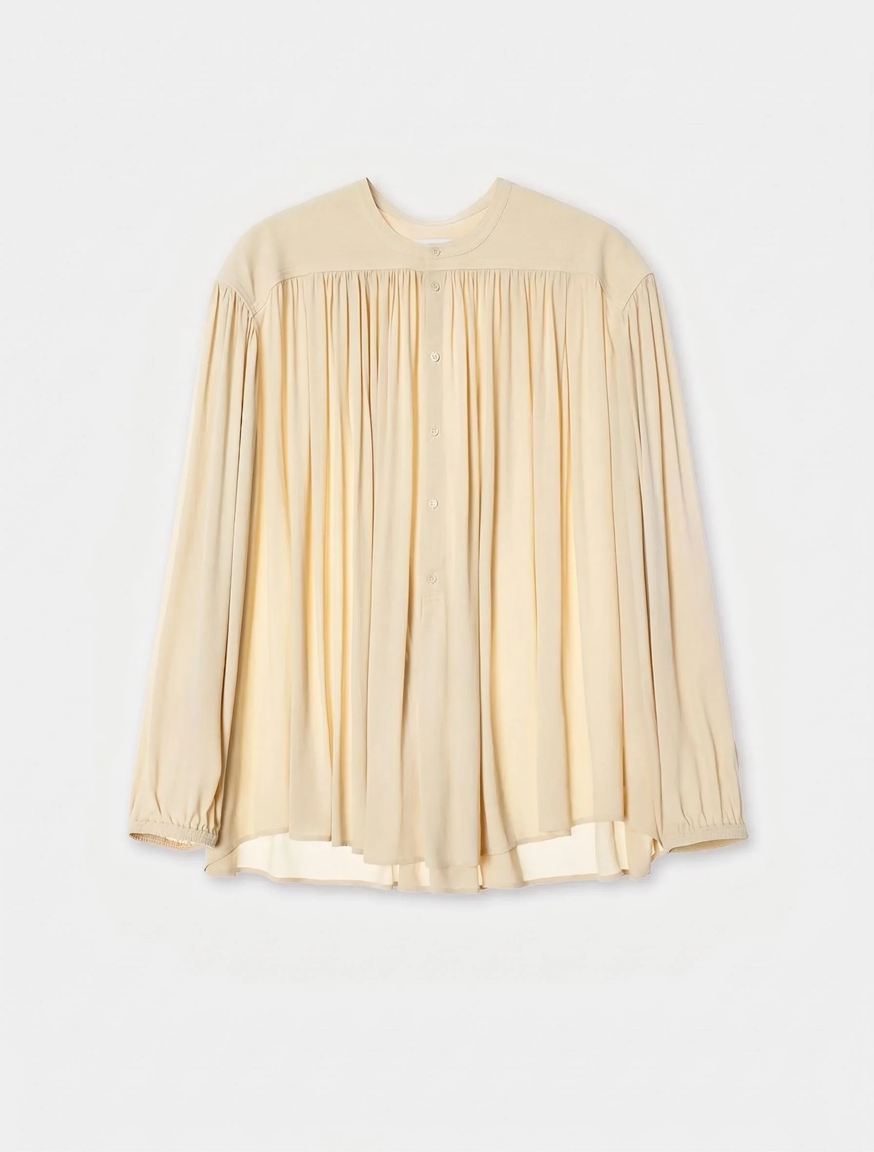 Gathered Button Blouse - Image 6