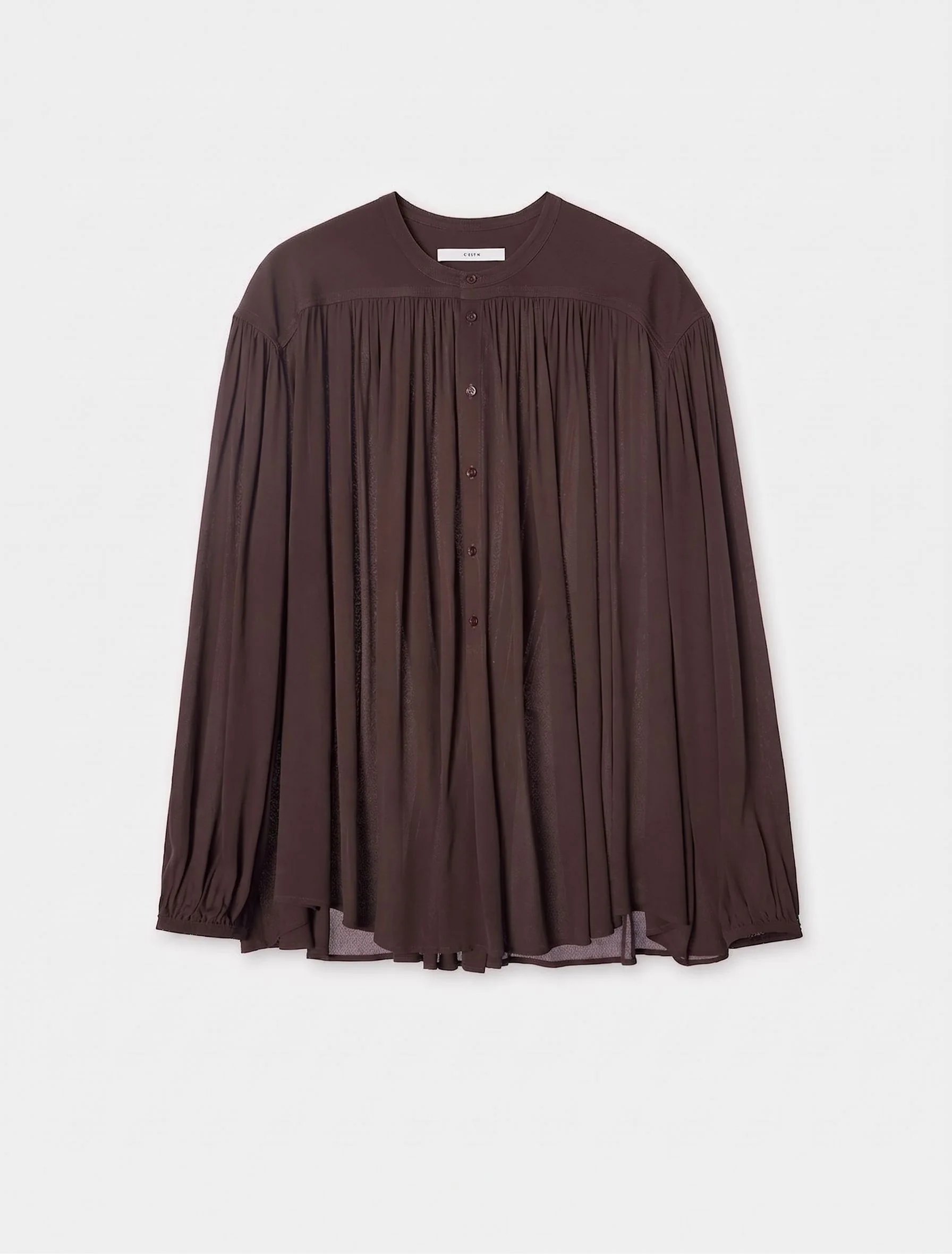 Gathered Button Blouse - Image 7