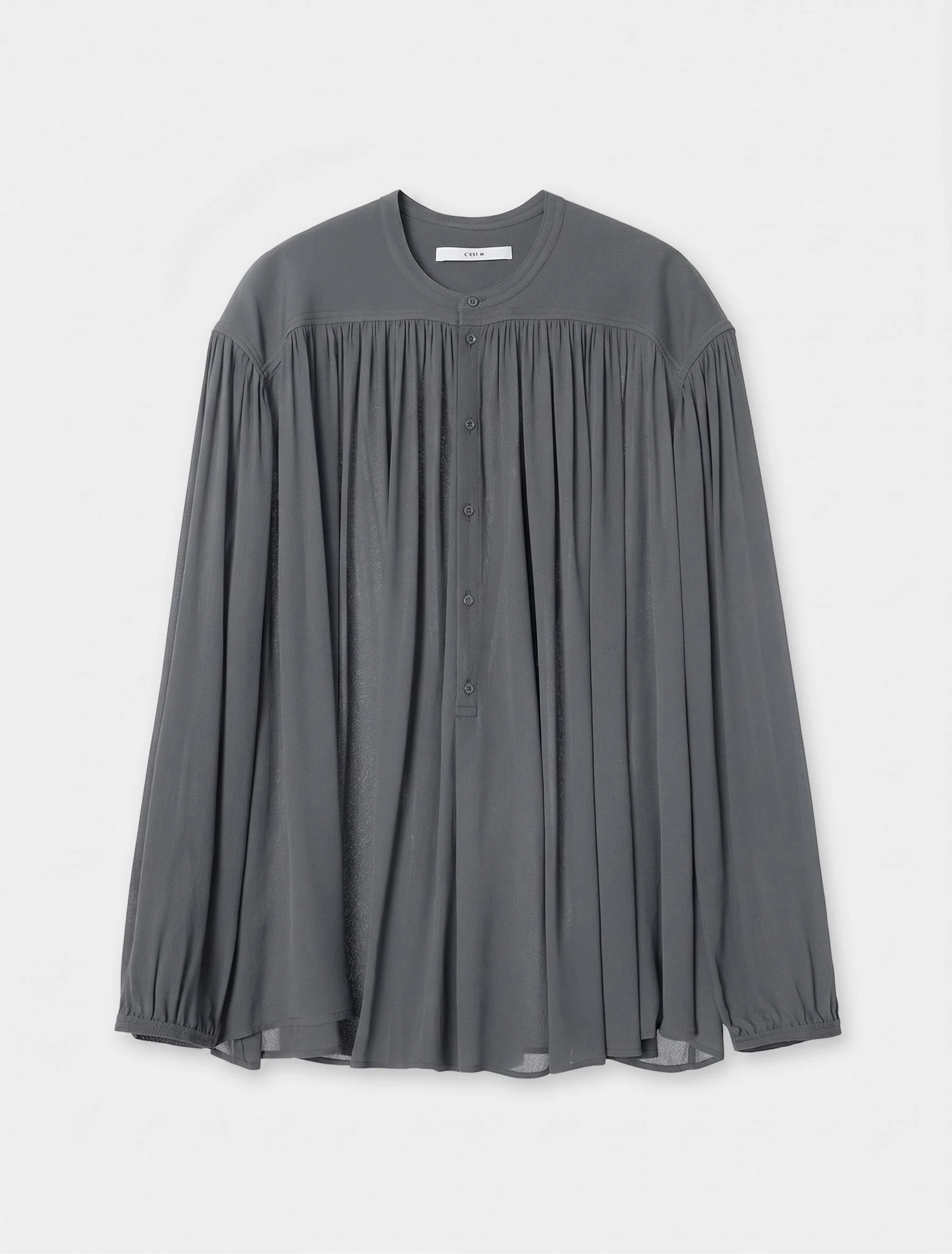 Gathered Button Blouse - Image 9