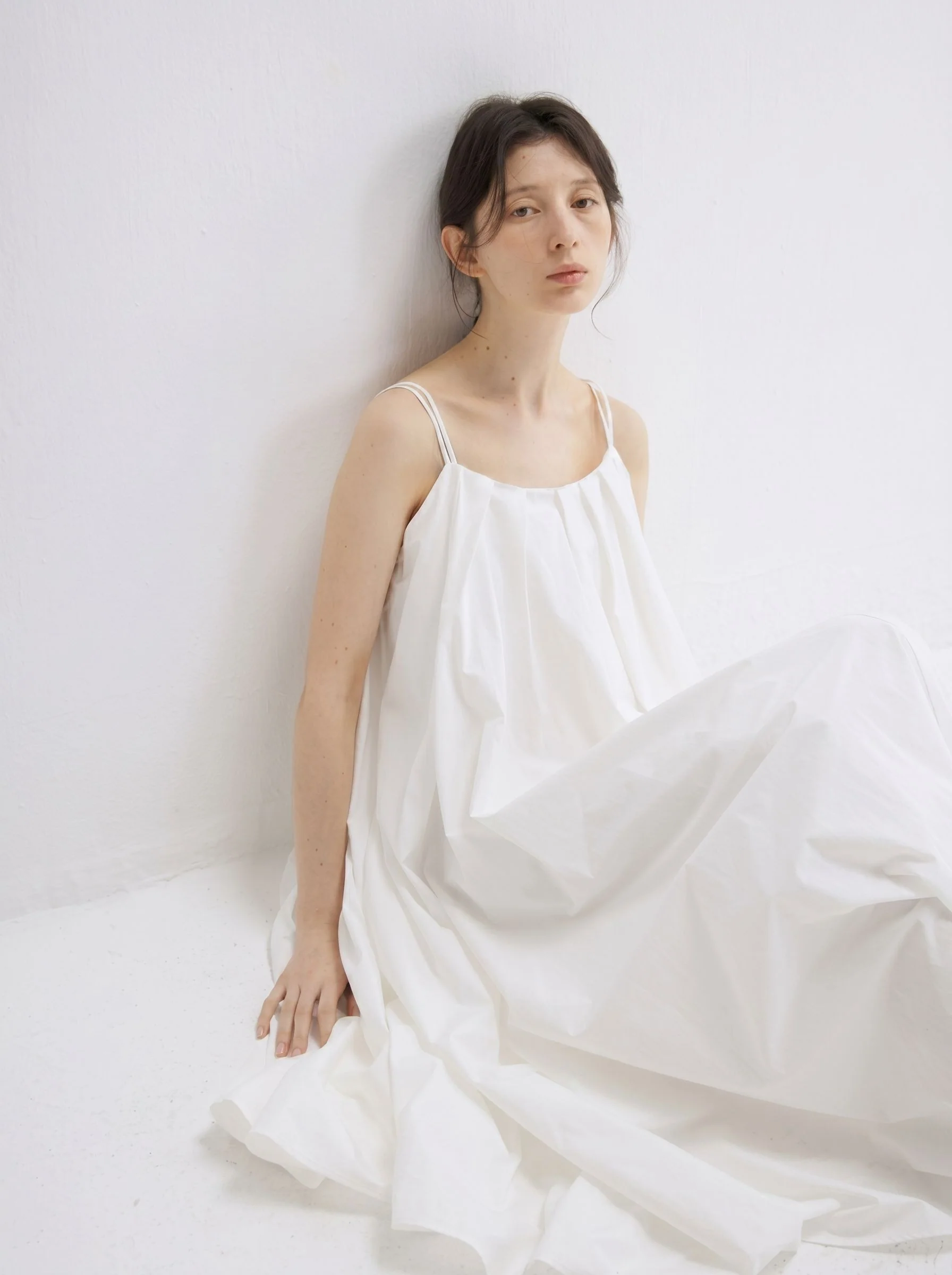 Gathered Cami Dress