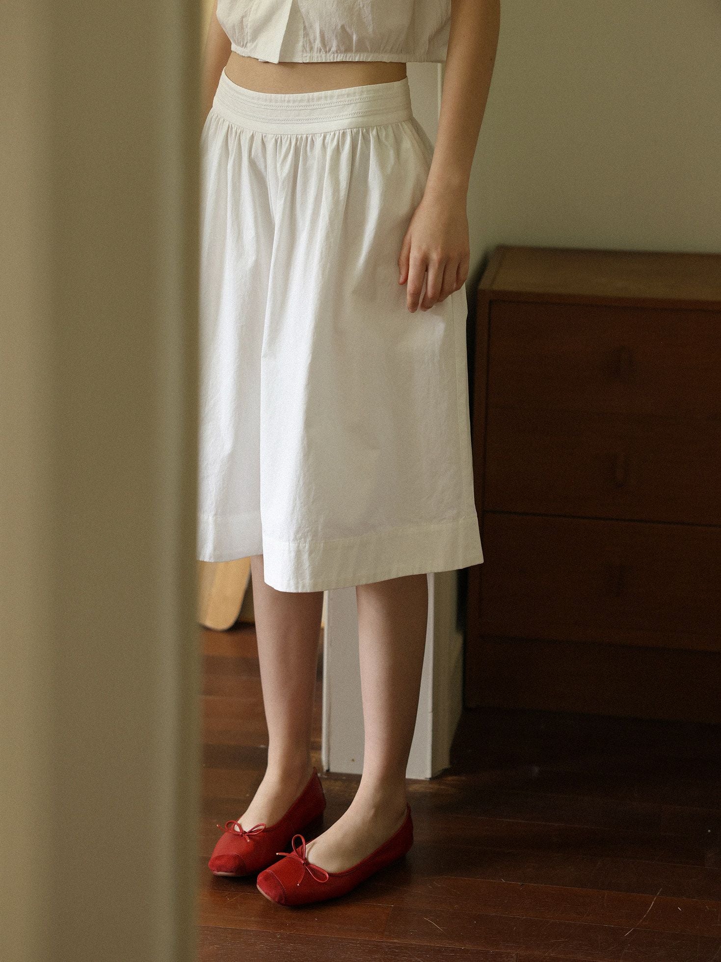 Gathered Culotte Skirt - Image 3