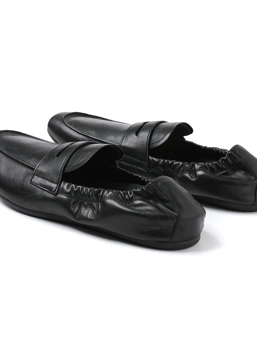Gathered Heel Loafers - Image 2