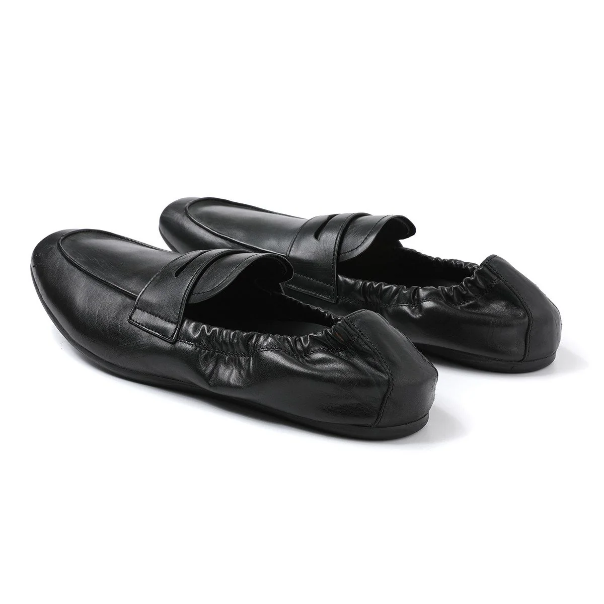 Gathered Heel Loafers - Image 3