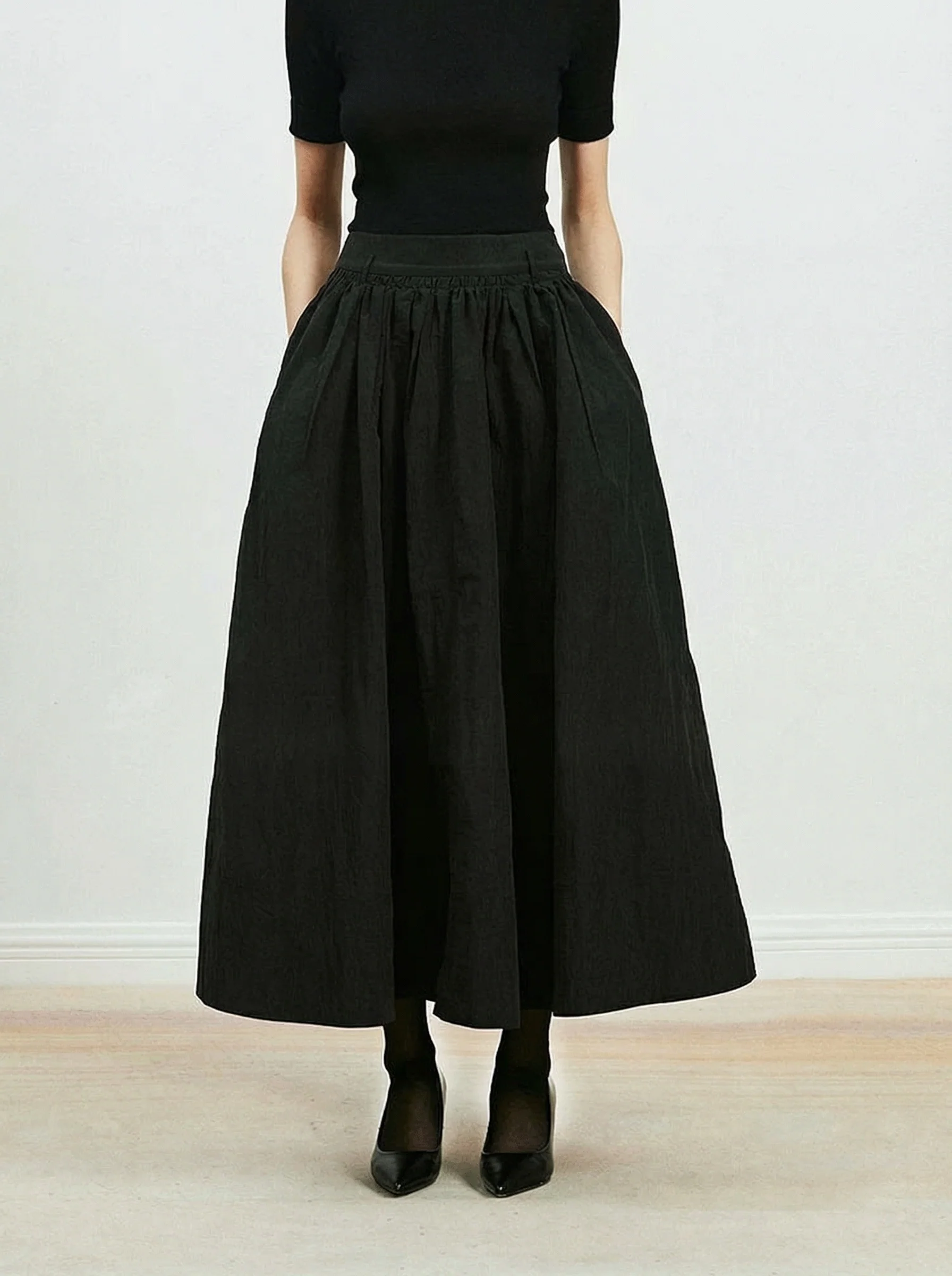 Gathered Midi Skirt - Image 5