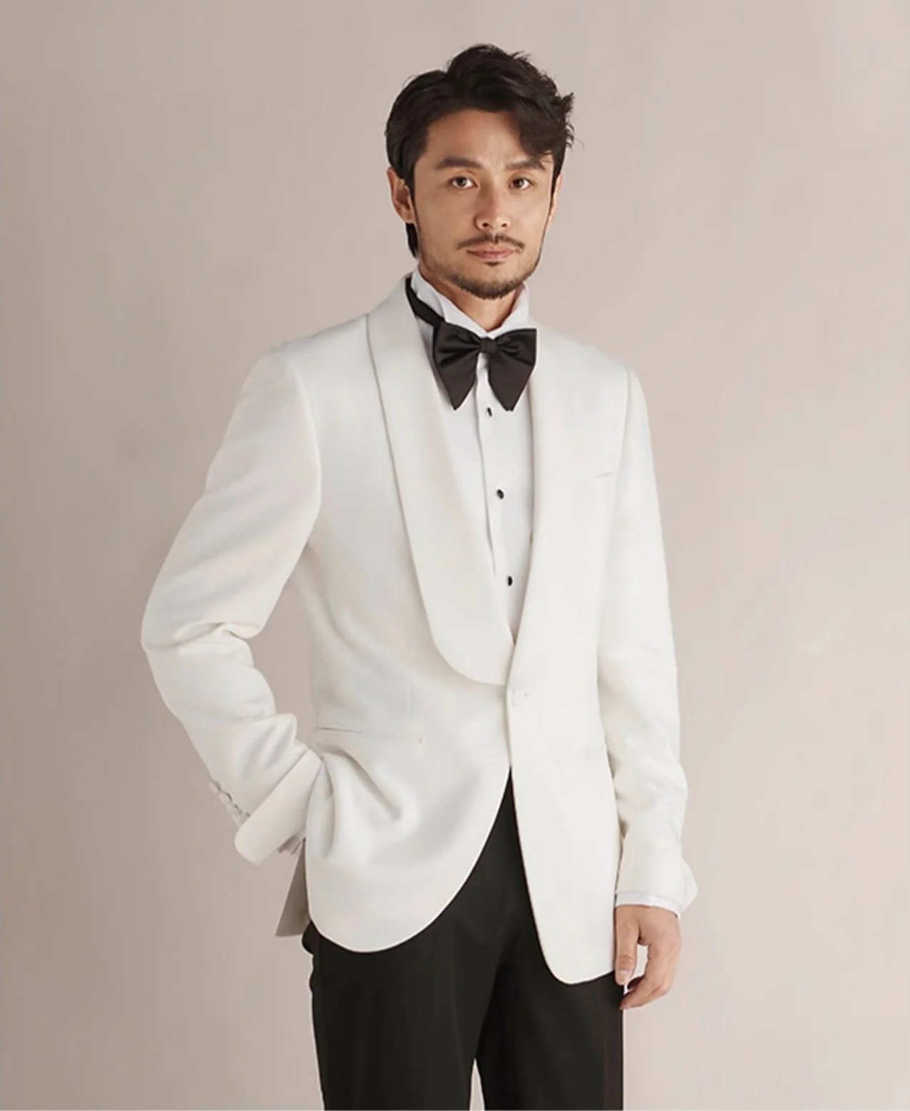 Gentleman's Satin Bow Tie - Image 2