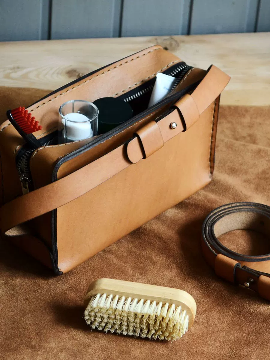 Genuine Leather Camera Crossbody - Image 3