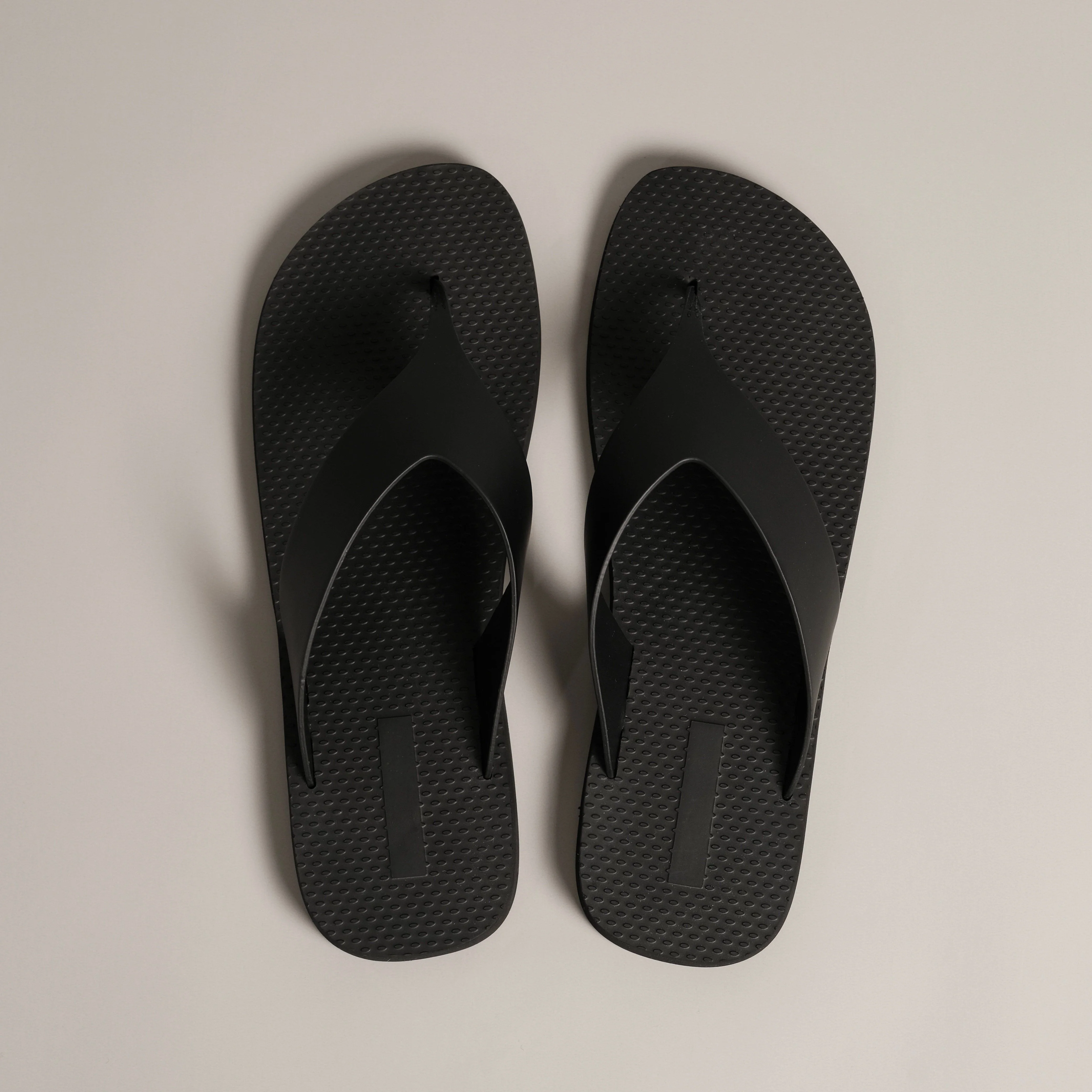 Genuine Leather V-Strap Flip Flops - Image 2
