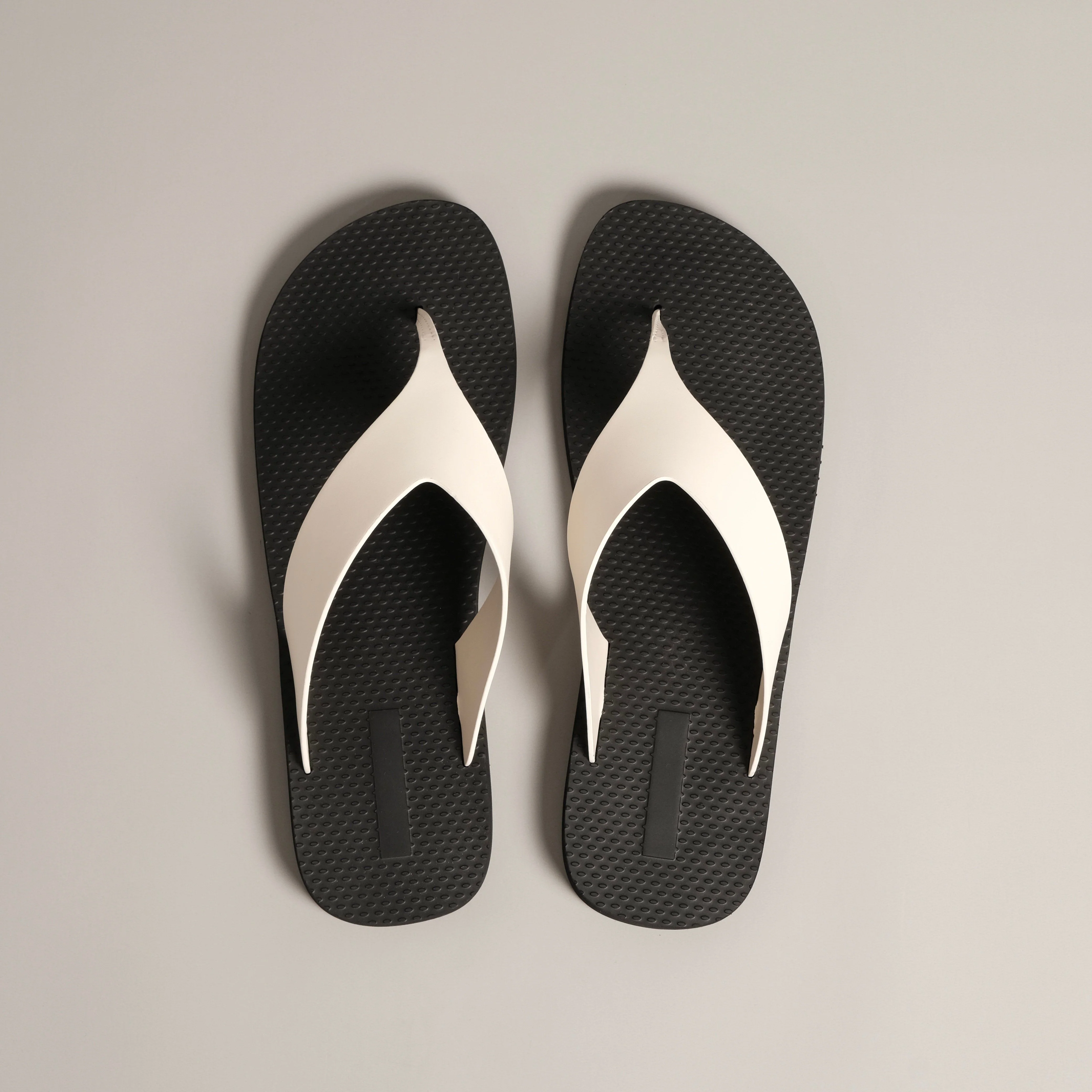 Genuine Leather V-Strap Flip Flops - Image 3