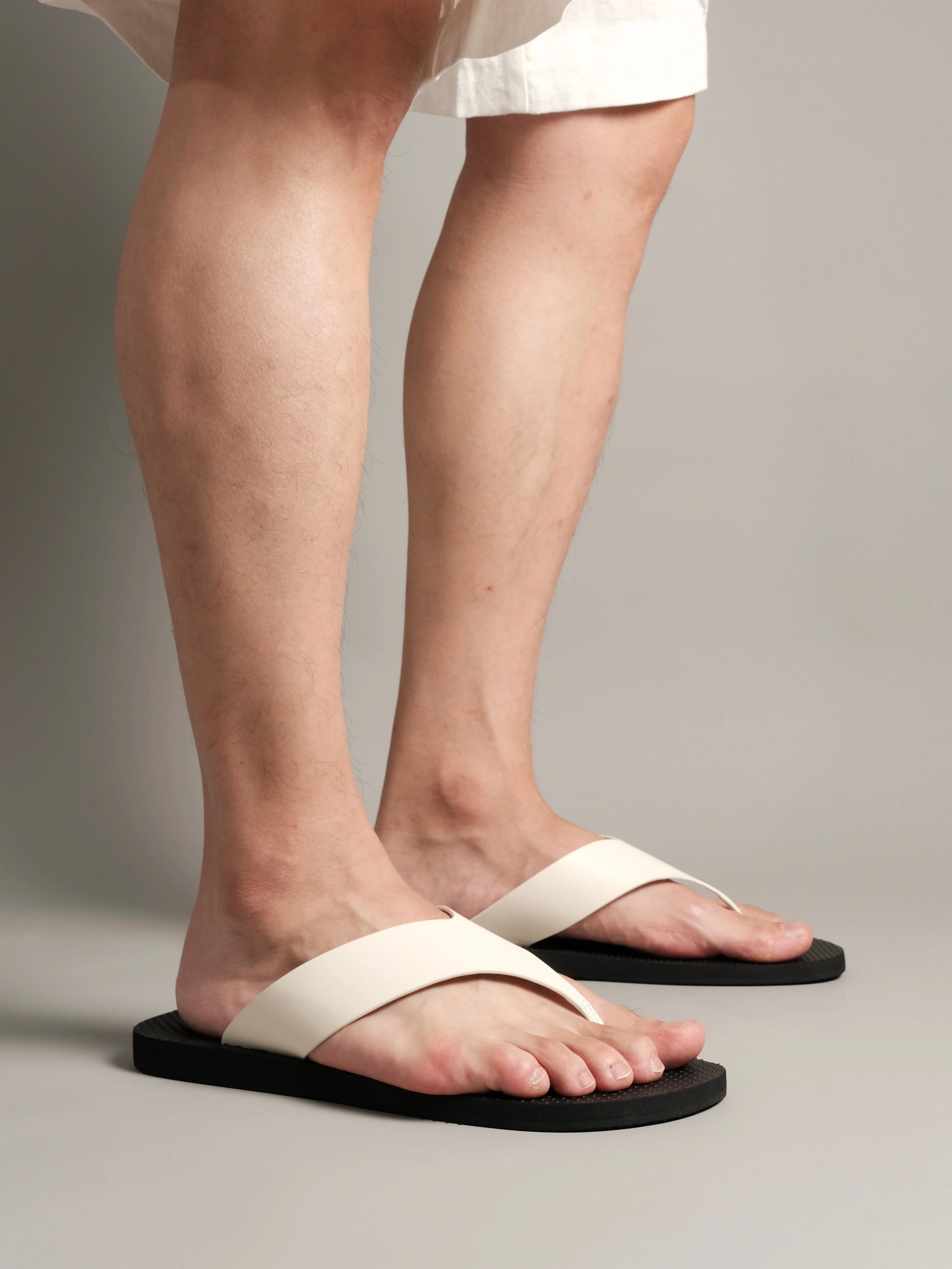 Genuine Leather V-Strap Flip Flops - Image 5