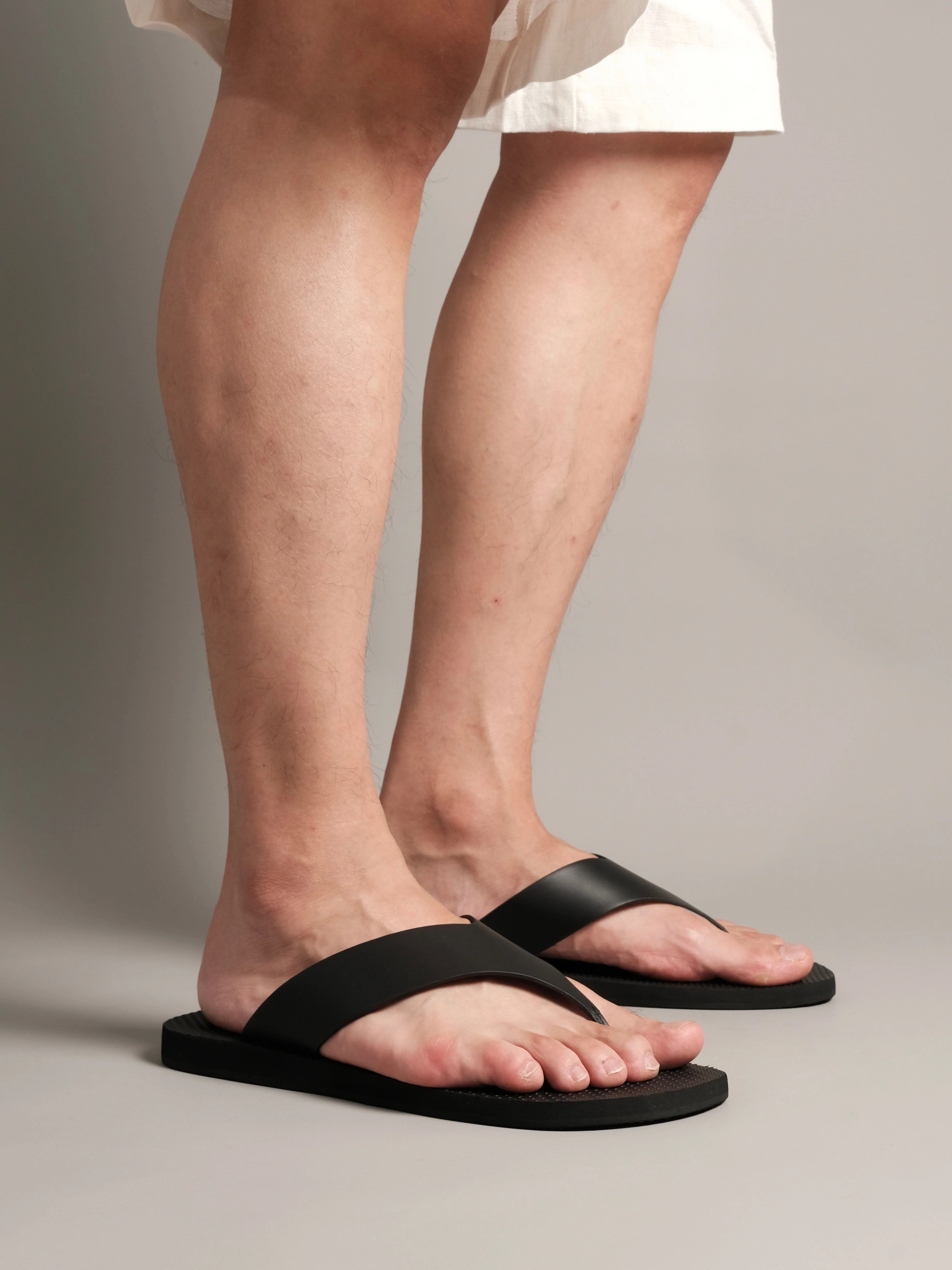 Genuine Leather V-Strap Flip Flops - Image 6
