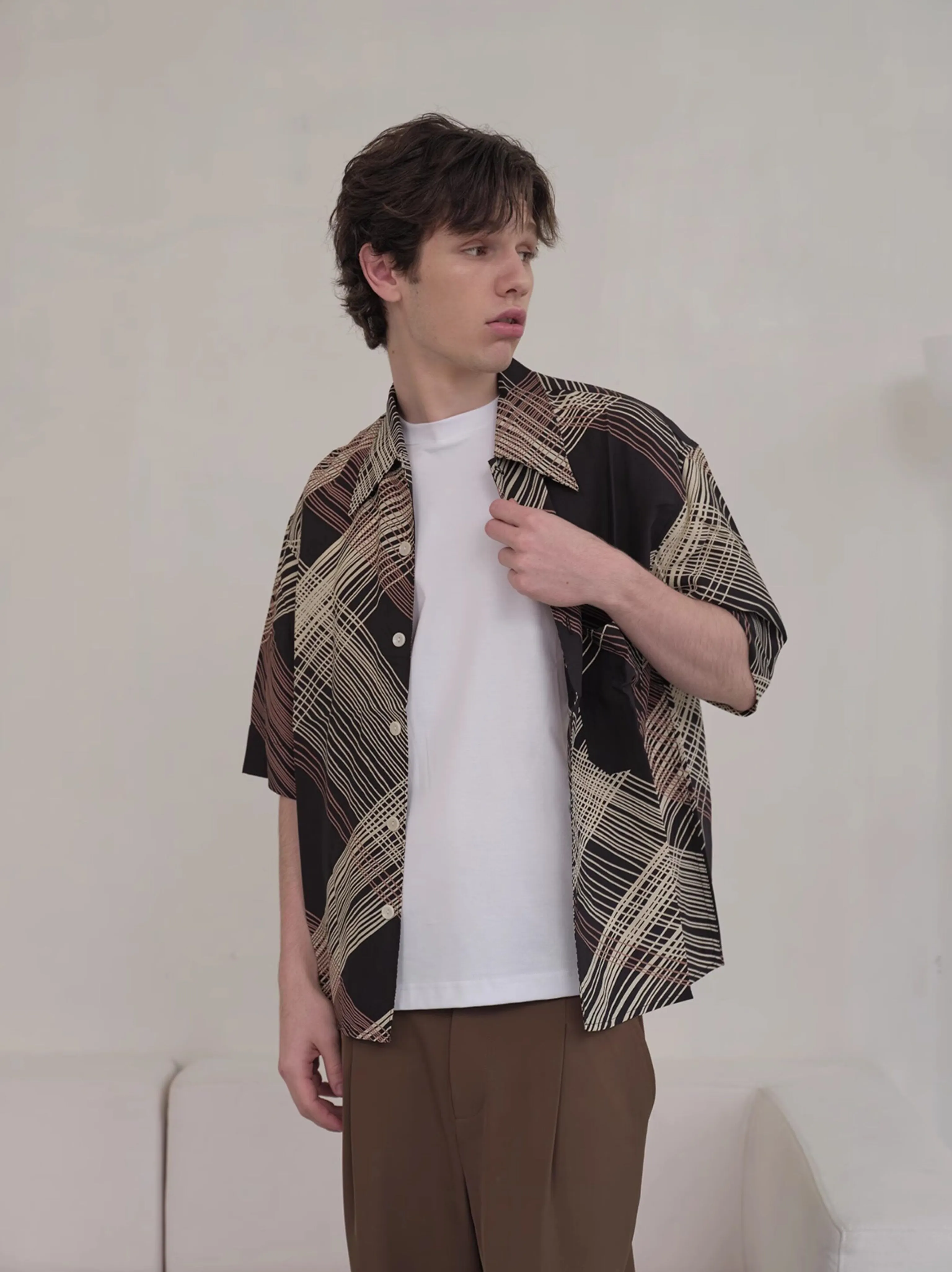 Geometric Camp Shirt