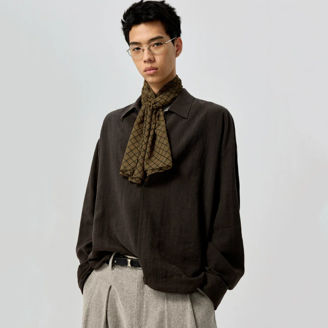 Geometric Print Scarf - Image 6