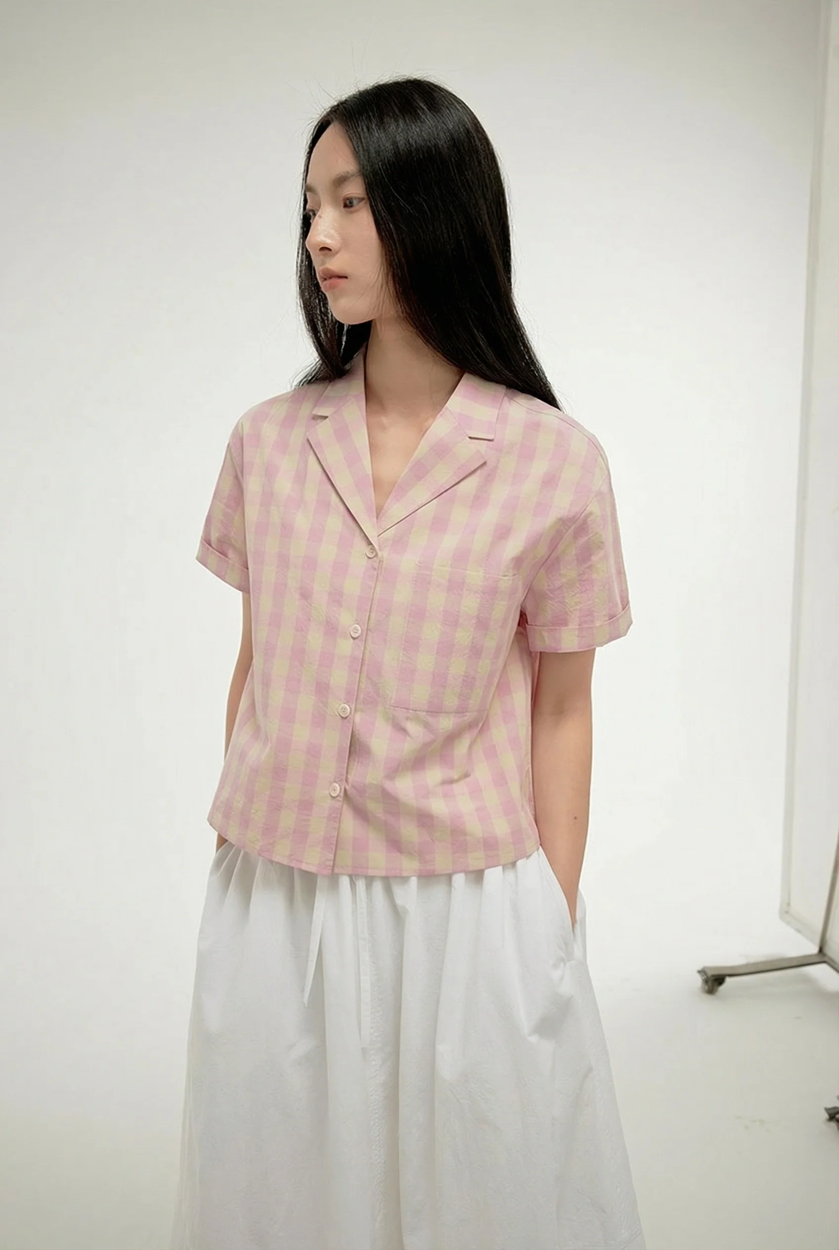 Gingham Shirt Set - Image 4
