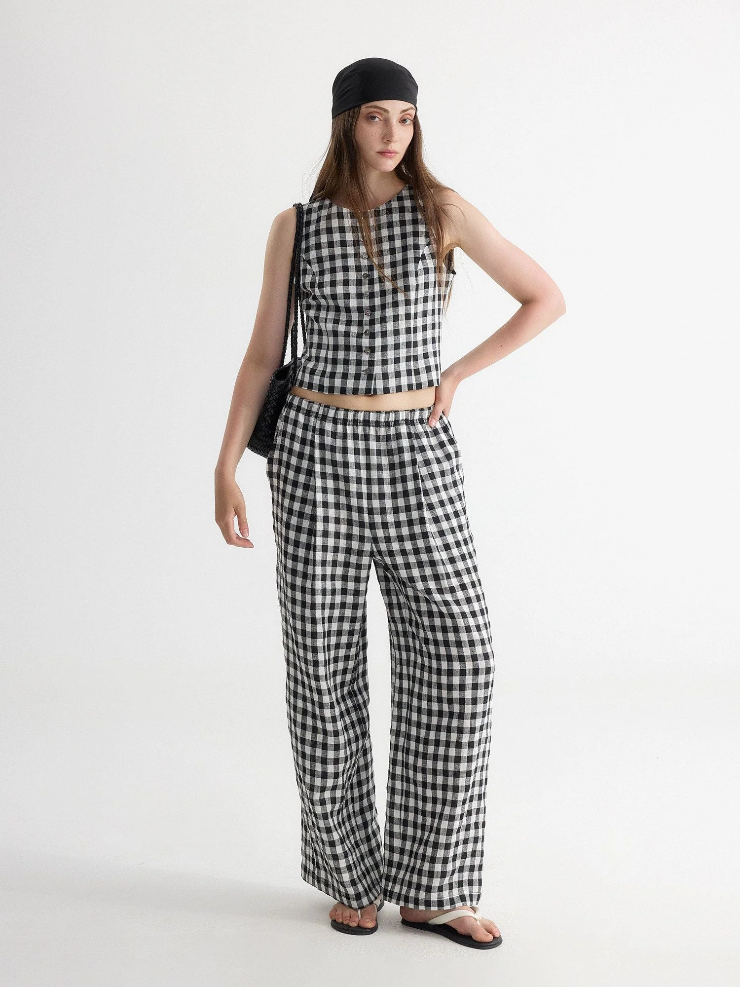 Gingham Vest Set - Image 4