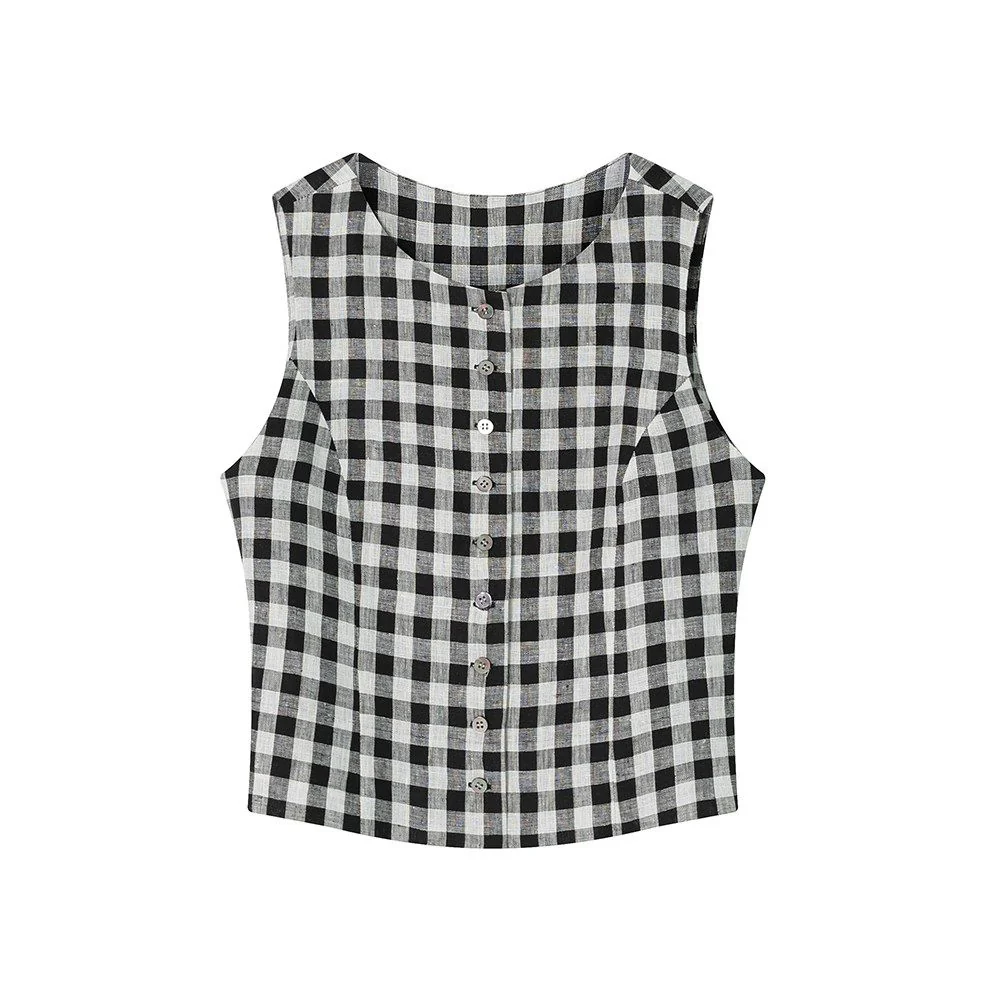 Gingham Vest Set - Image 6