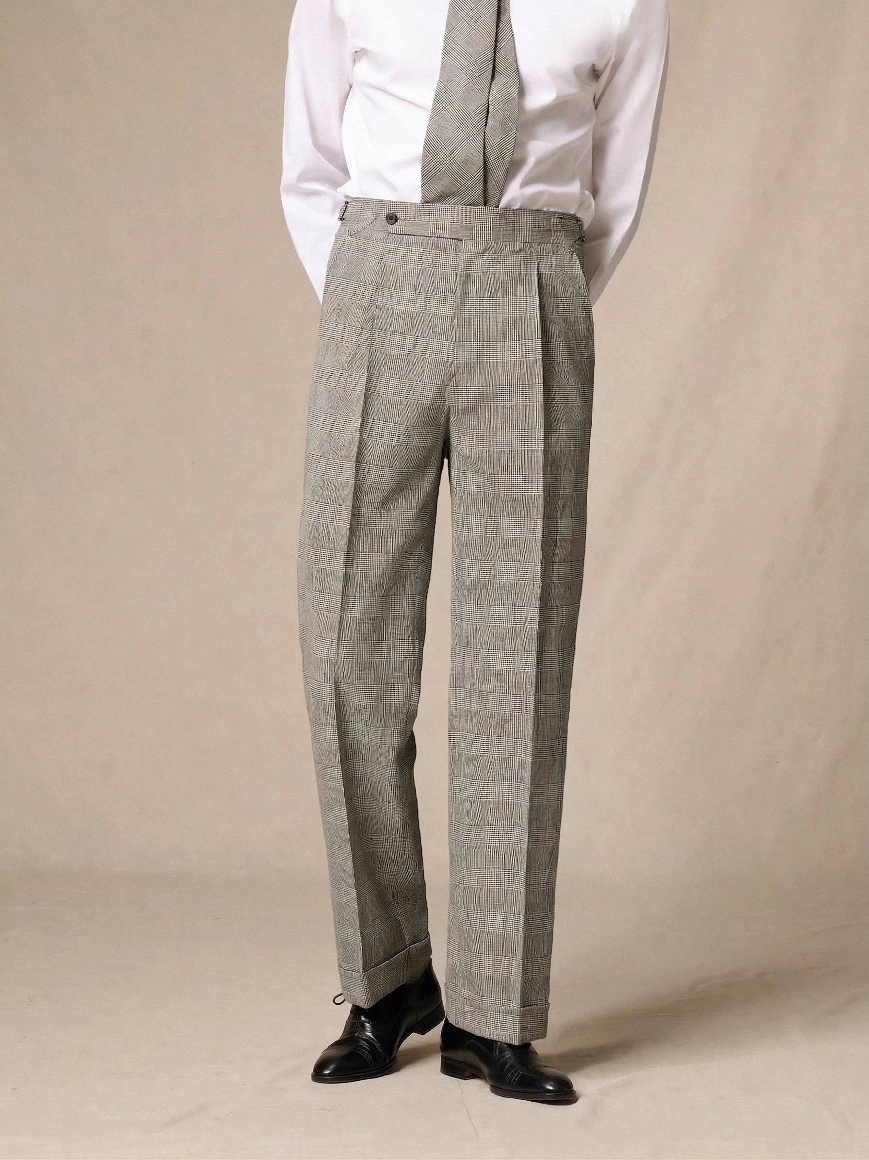 Glen Plaid Trousers