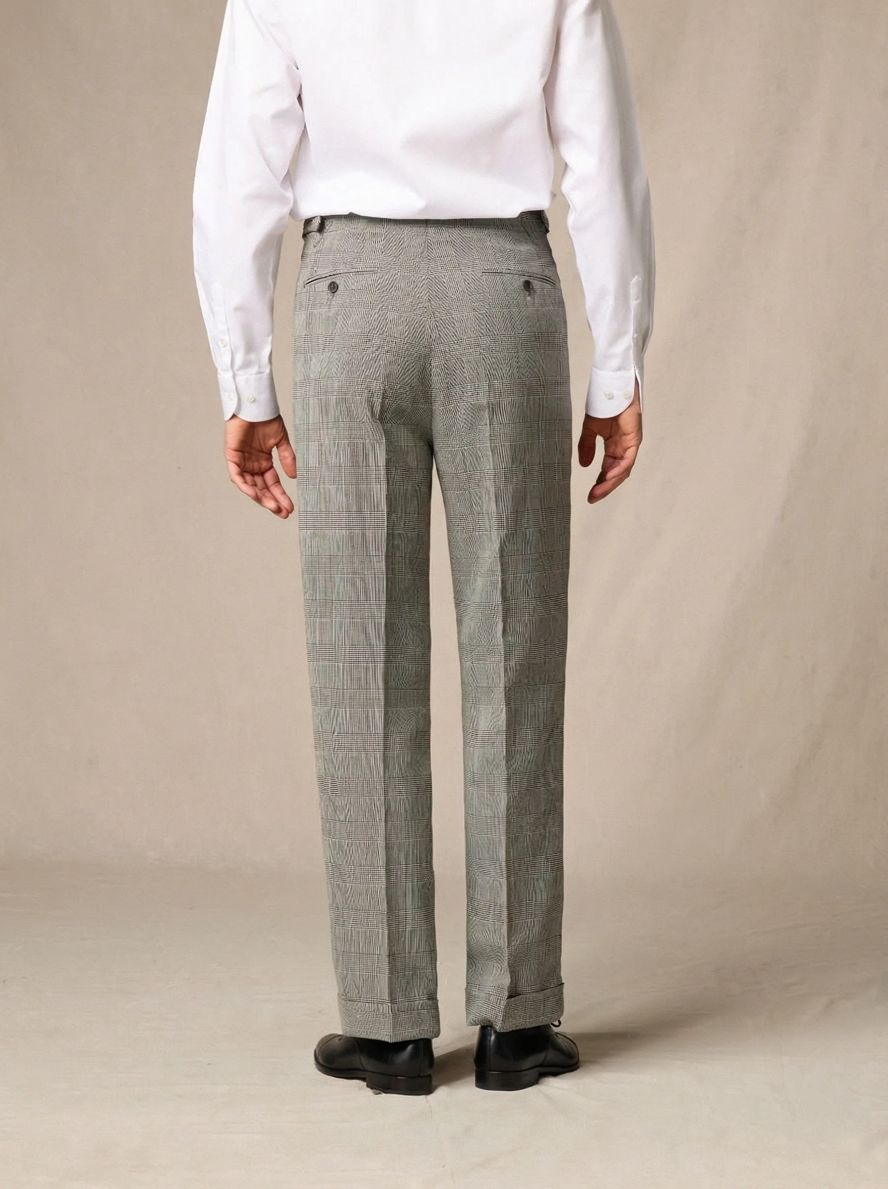 Glen Plaid Trousers - Image 4