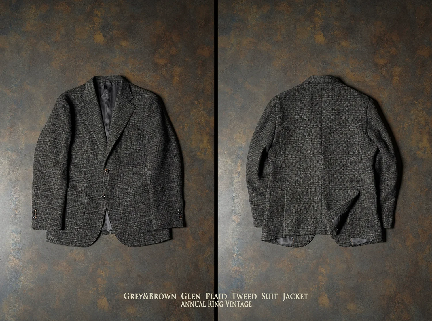 Glen Plaid Tweed Suit Jacket - Image 8