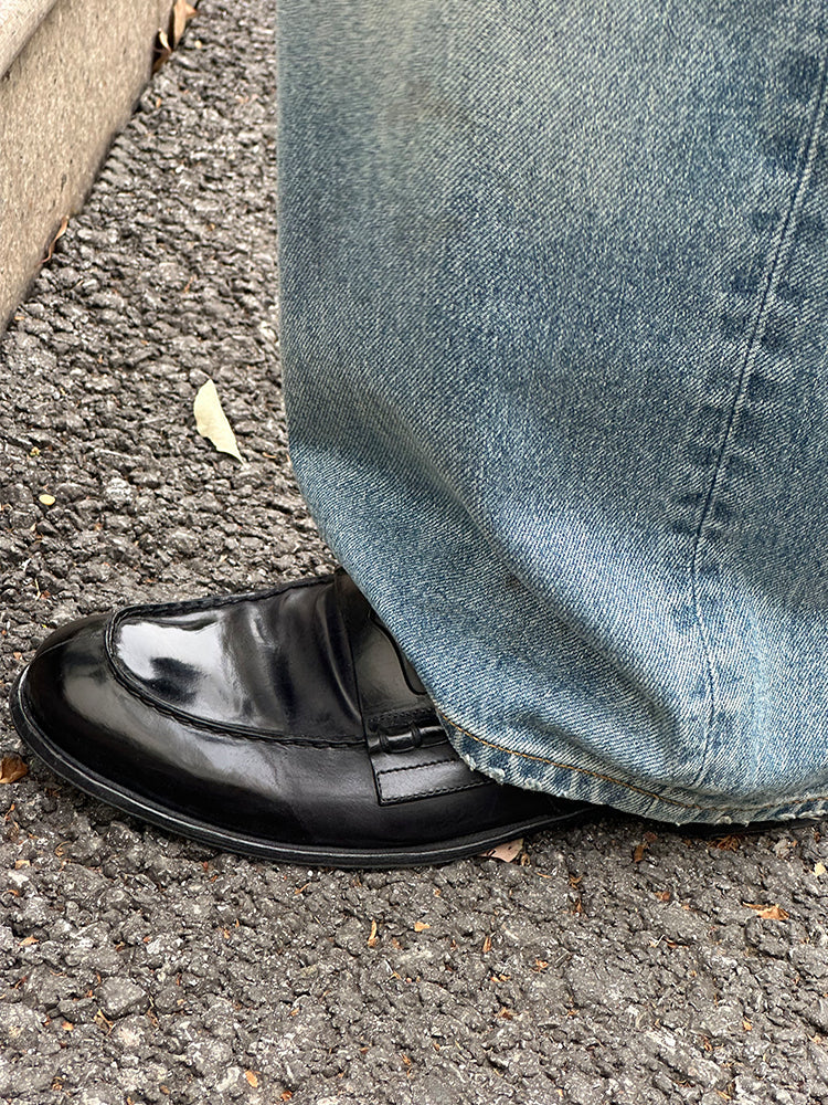 Glossy Penny Loafers - Image 6