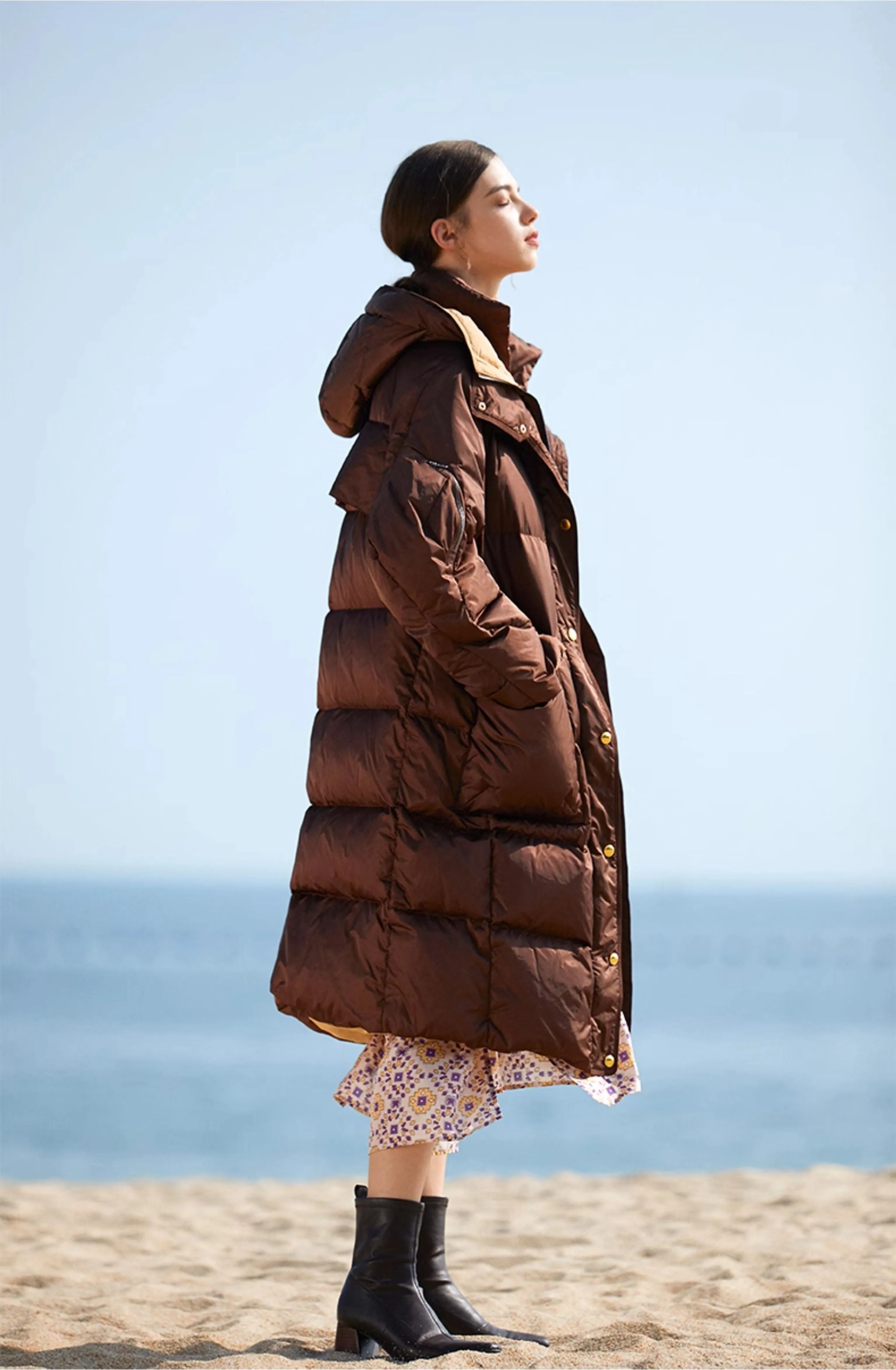 Glossy Puffer Jacket - Image 4