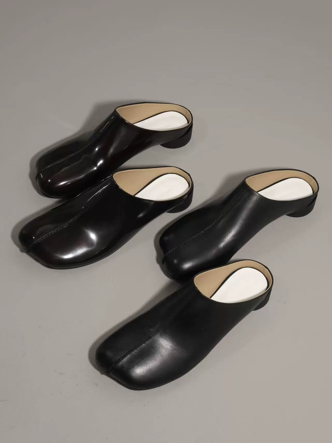 Glossy Square-Toe Mules - Image 3