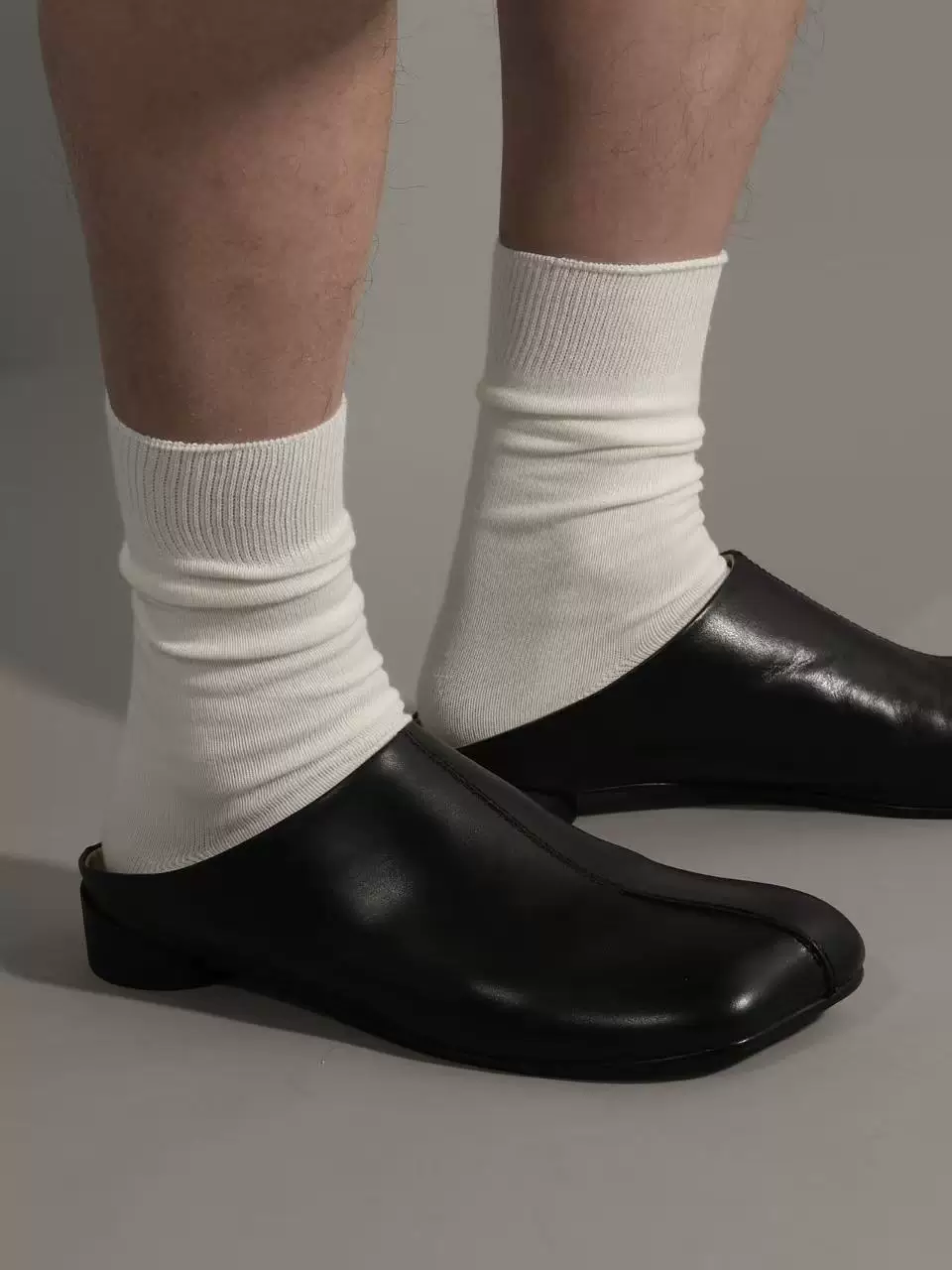 Glossy Square-Toe Mules - Image 5